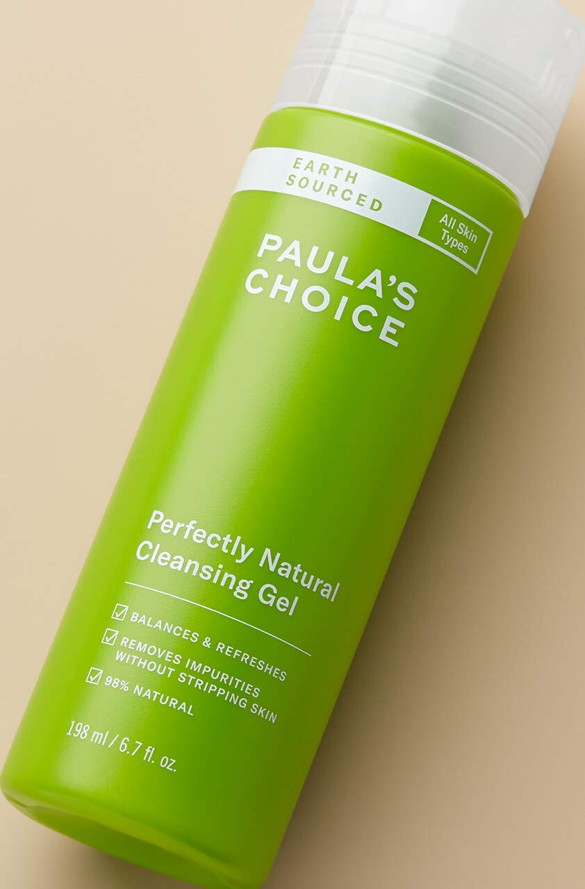 Paulas Choice EARTH SOURCED Cleanser Gentle Gel Face Wash with Natural Ingredients Removes Impurities Make Up for Soft Radiant Skin All Skin Types