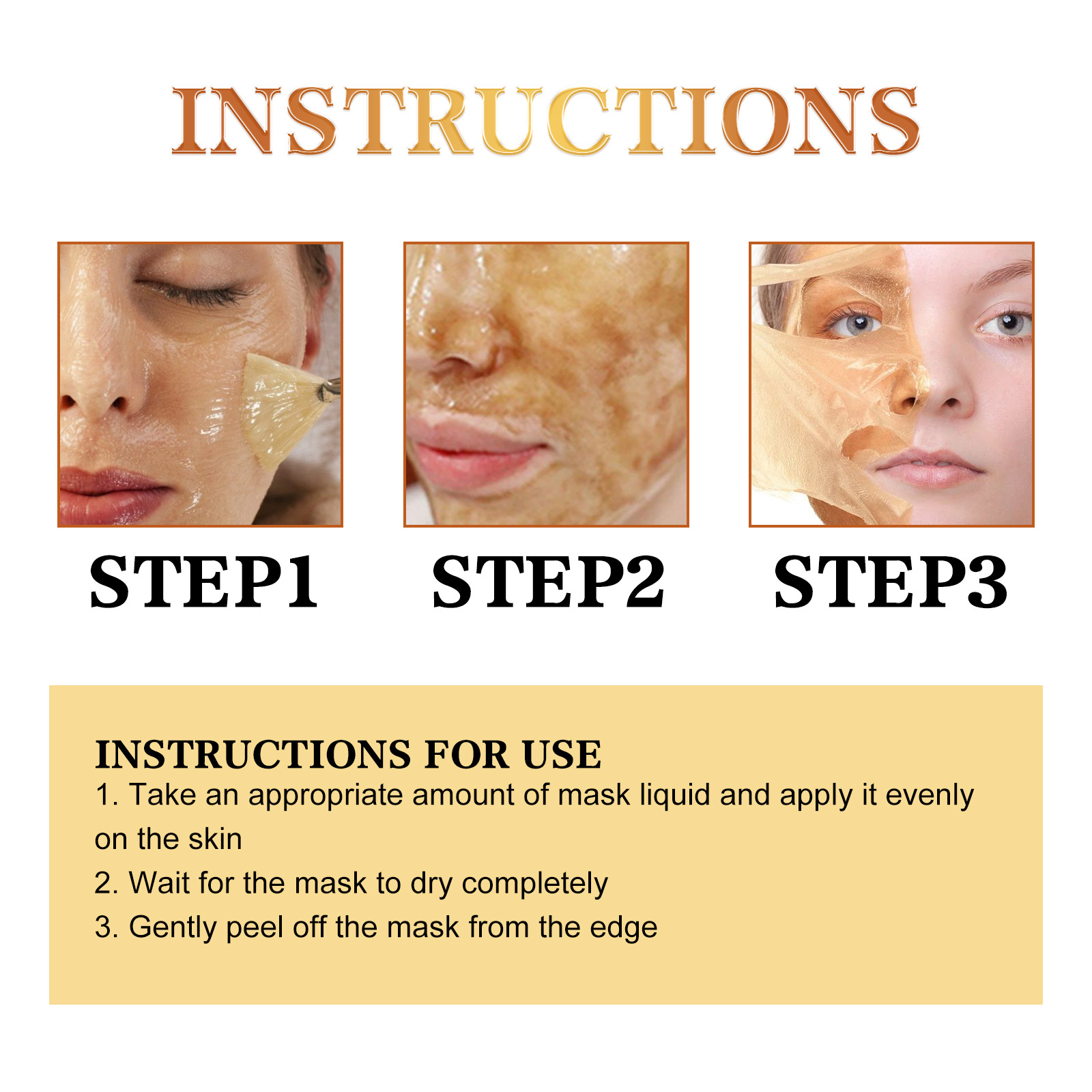 Calendula Deep Essence Peel off Mask Refining Herbal Mask Calendula Pore Cleaner Skincare Deep Cleansing Pore Remover for All Skin Types
