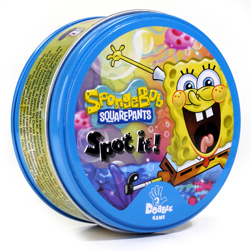 SpongeBob Game English Card Dobble Parentchild Gathering Puzzle Card