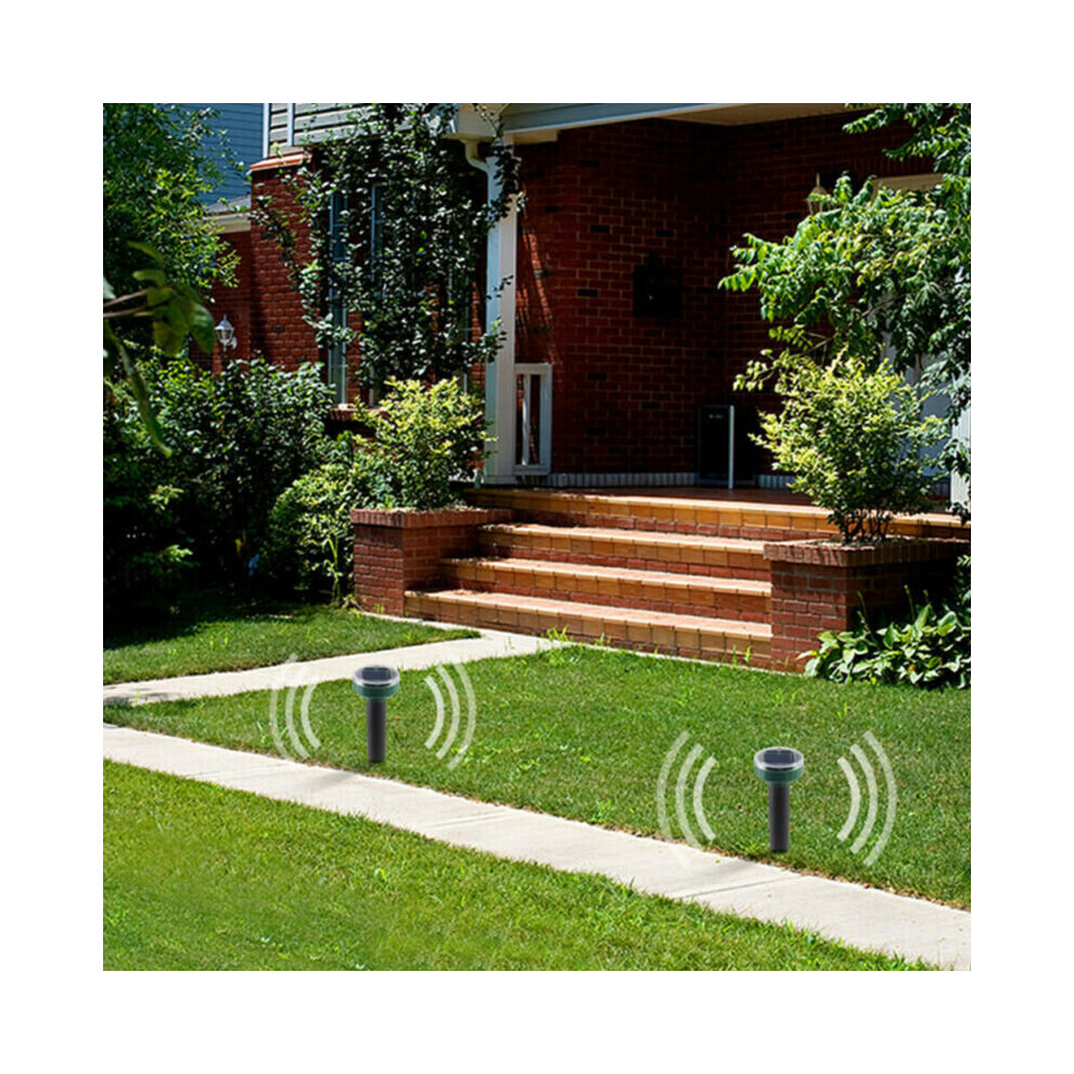 Ultrasonic Battery Cat Dog Repellent Fox Pest Scarer Deterrent Repeller Garden