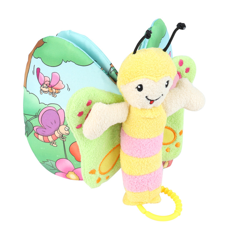 Butterfly 3D Cloth Book Durable and Interactive Early Learning Toy for Infants