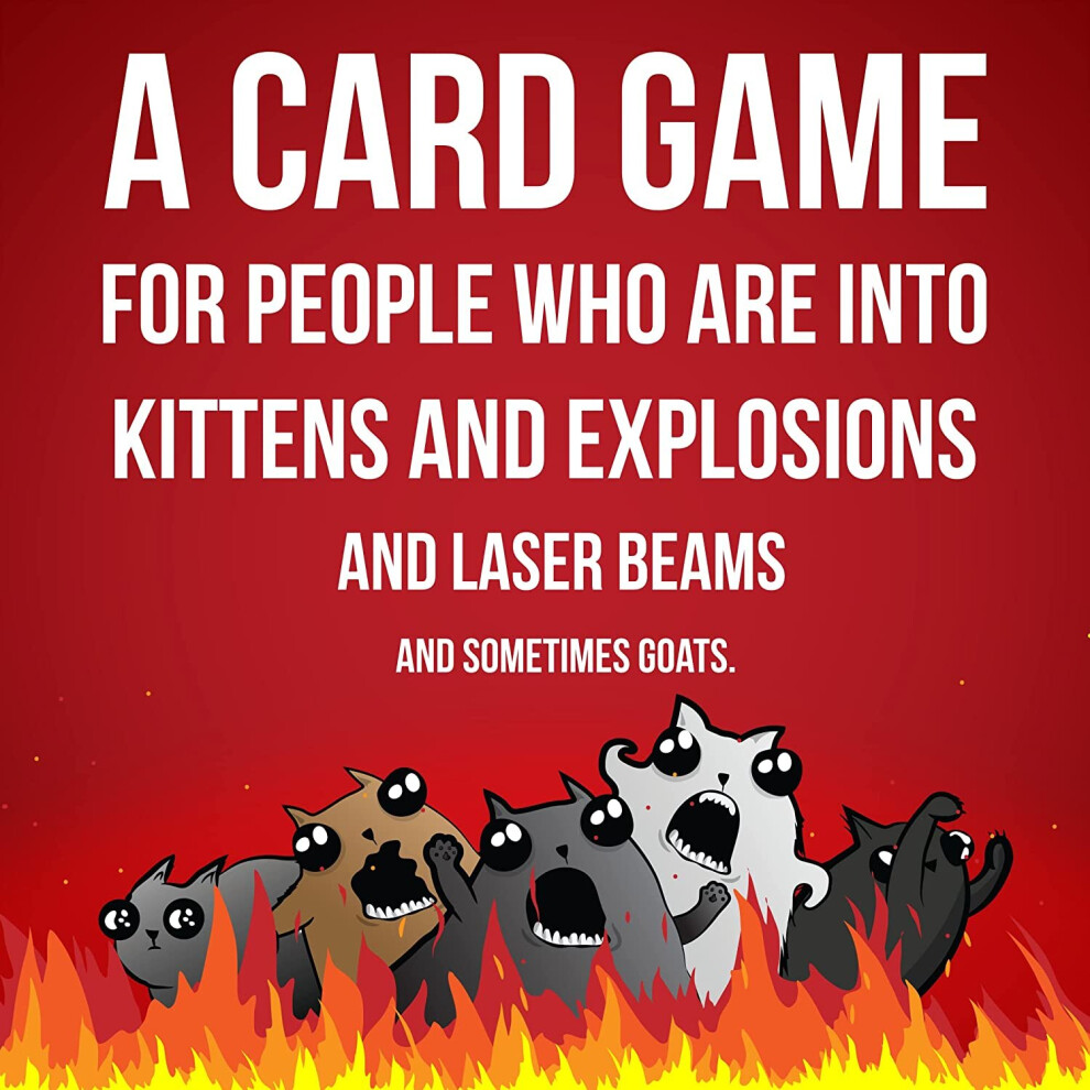 Original Edition by Exploding Kittens  Card Games for Adults Teens Kids