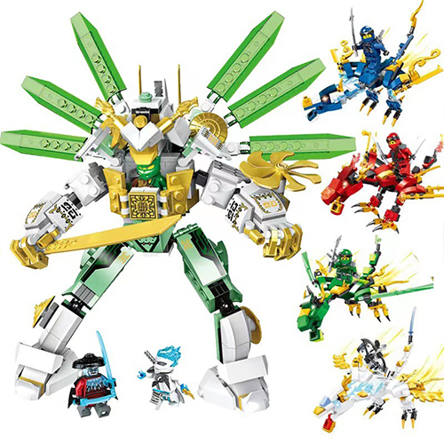 Ninja Lloyd Titan Mech Mech Sets Building Blocks NINJAGO Dragon Construction Toy Compatible Ninjagoed DIY Educational Toys Gifts for Kids Fit Lego