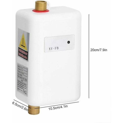 Electric Tankless Instant Hot Water Heater Under Sink Tap Kitchen Bathroom 3000W