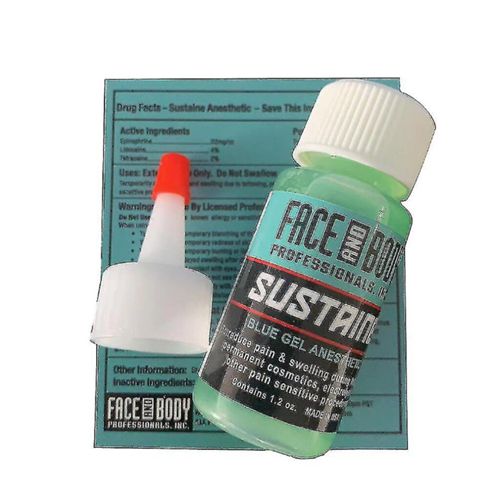 1Pcs New permanent makeup face and body professional blue gel tattoo eyebrow mouth maintenance auxiliary care gel