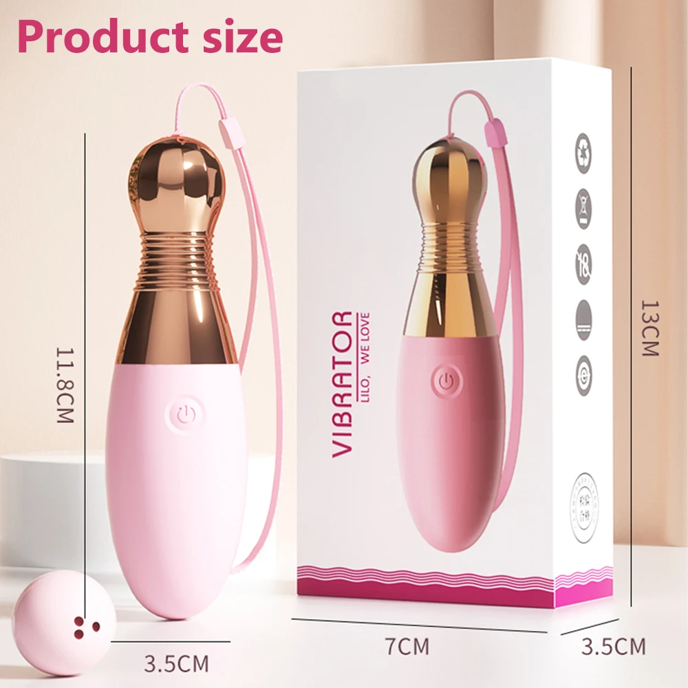 Bullet Vibrator Sex Toy For Women Couples Erotic Products USB Pull Rope Bowling Jump Egg Clitoral Stimulator Vaginal G Spot Massager Adult Games
