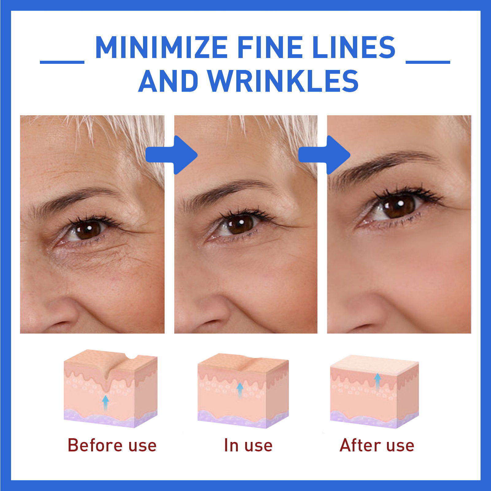 (1 PC) Collagen Facial Serum Skin Care Hyaluronig Face Lift Essence Anti Aging Essence Hydrating  Nourishing Face Moisturising for Dry Skin 30ml
