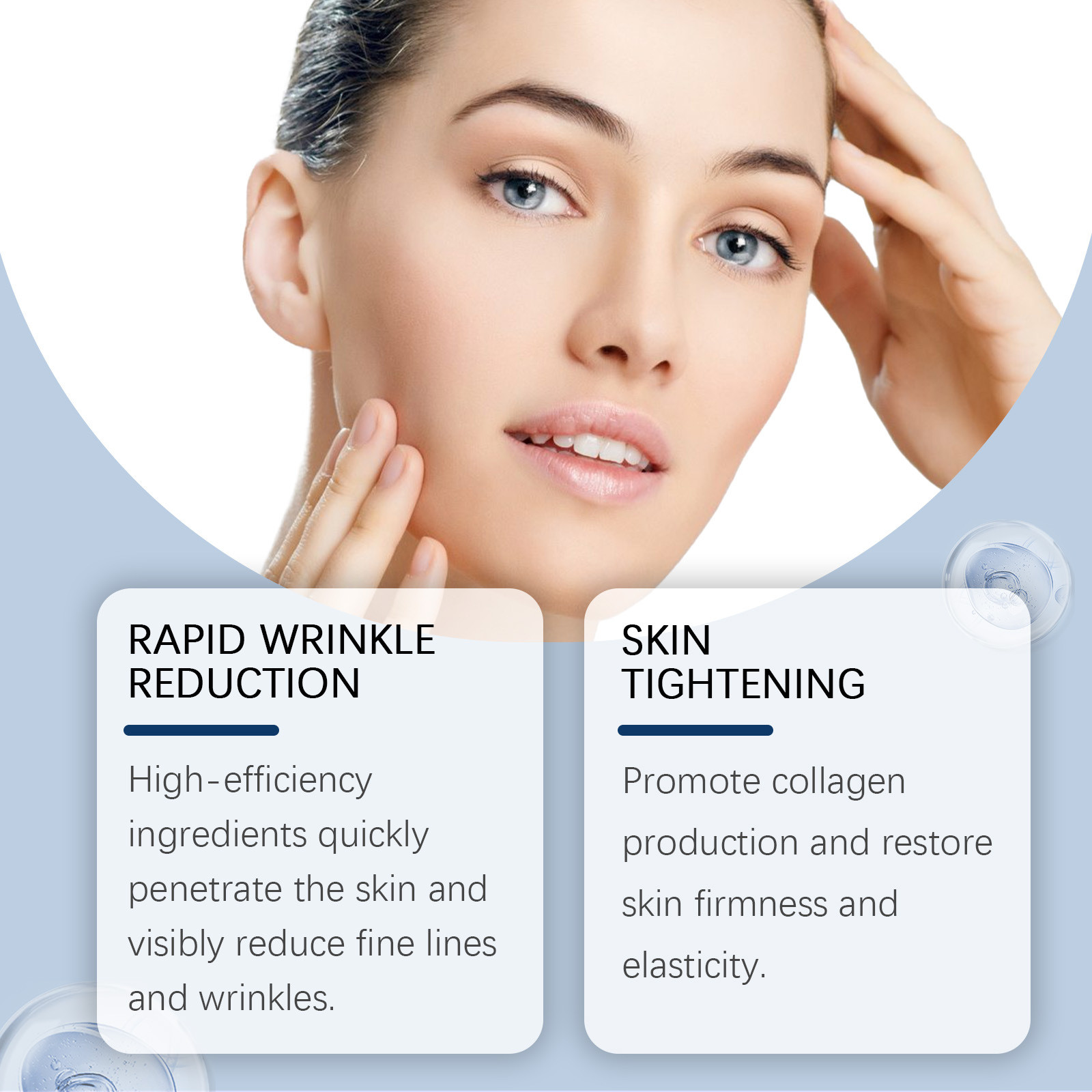 OUHOE Skin Care Essence Hydrating Moisturizing Vitamin E Collagen Essence Facial Anti Wrinkle Anti Aging Serum Reduces Fine Lines Skin Care Essence 30ml