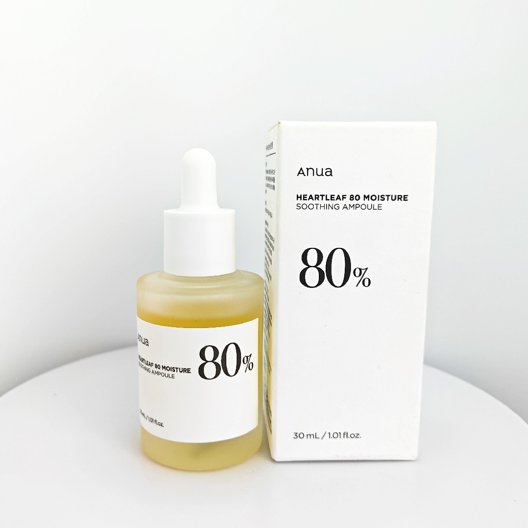 Anua HARTLEAF 80 Percent MOISTURE SOOTHING AMPOULE 30ml