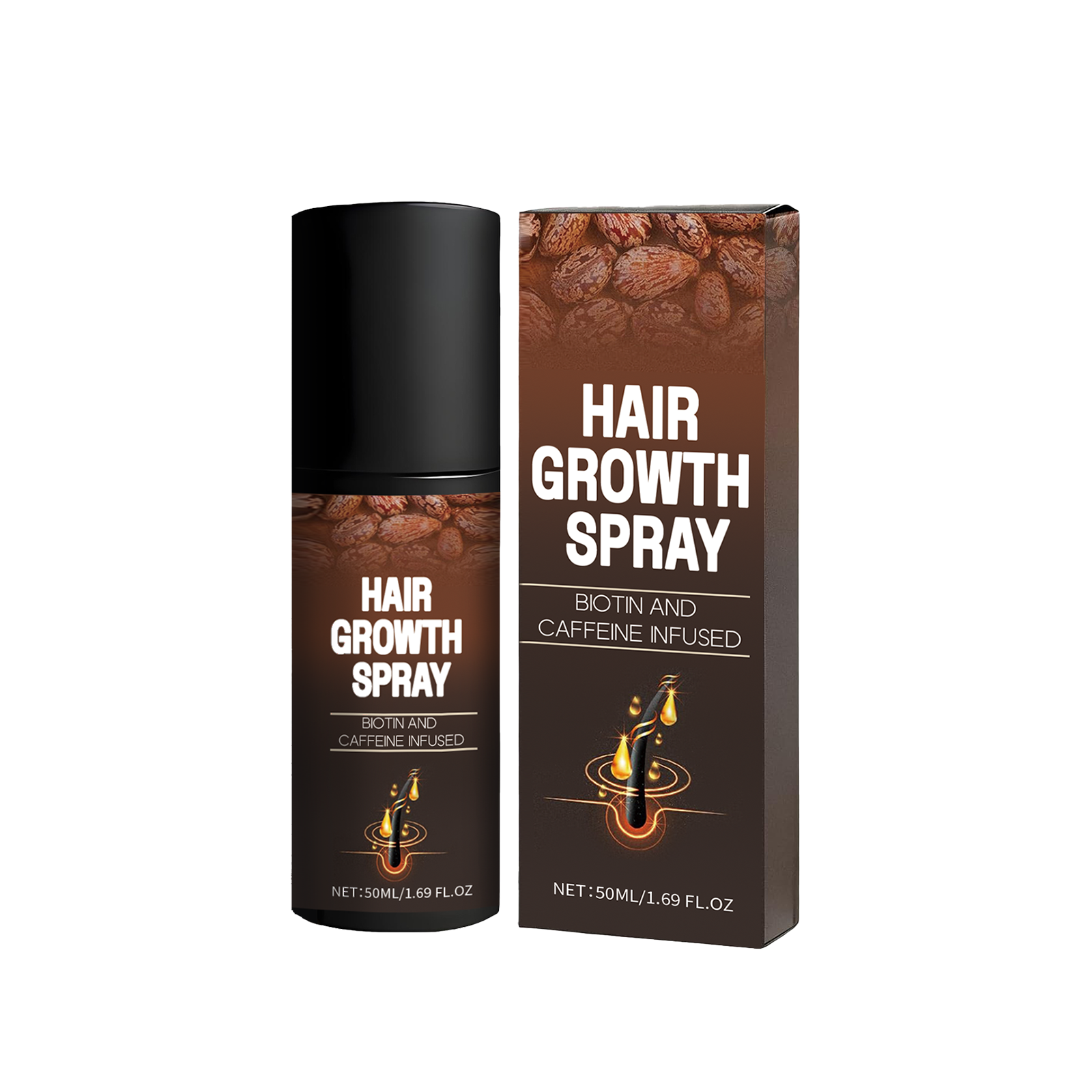 Biotin Caffeine Hair Serum Spray Deep Hydrating Nourishment Strengthen Hair Roots Reduce Hair Loss Smoothing Shiny Hair Care ﻿