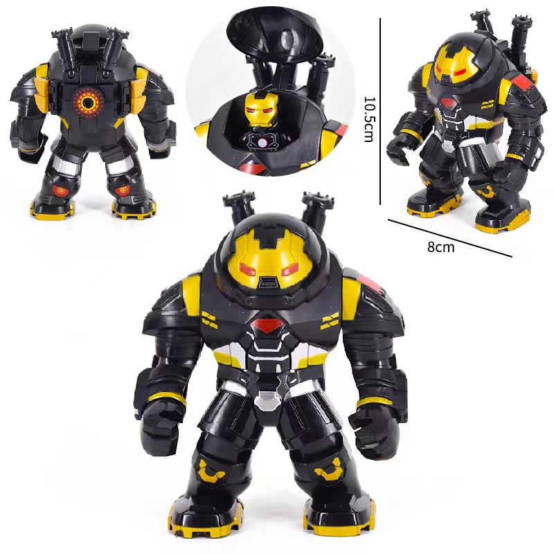 (Style C) Marvel Building Blocks Superhero Anti Hulk Mech Thanos Spider Man City Gift Toy Children Birthday Gift