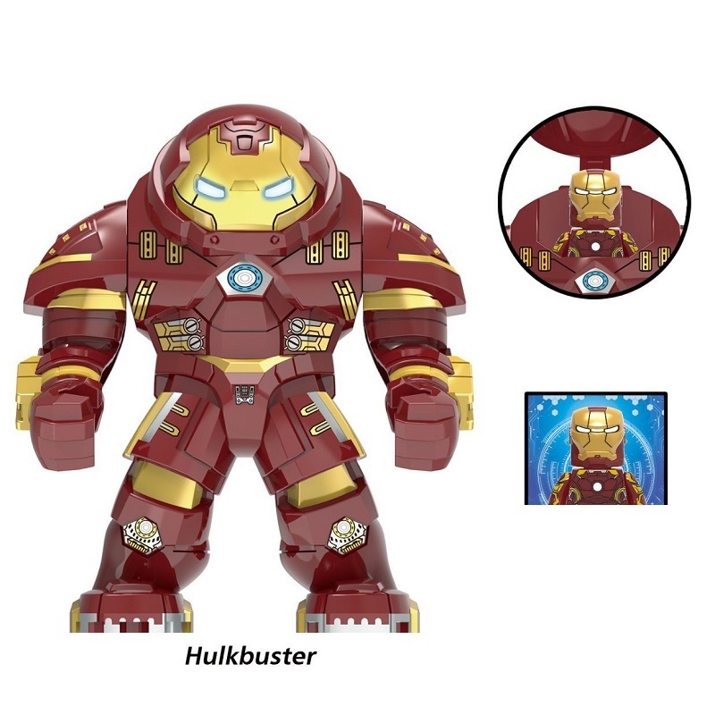 (Style C) Marvel Building Blocks Superhero Anti Hulk Mech Thanos Spider Man City Gift Toy Children Birthday Gift
