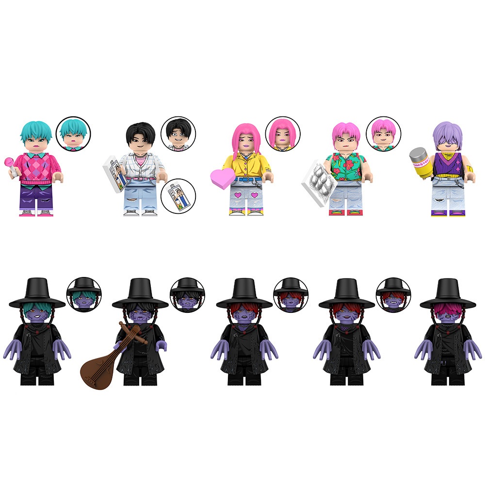 Kids Toys The Witcher Building Blocks Warriors Series Minifigure Fit Lego Birthday Gifts