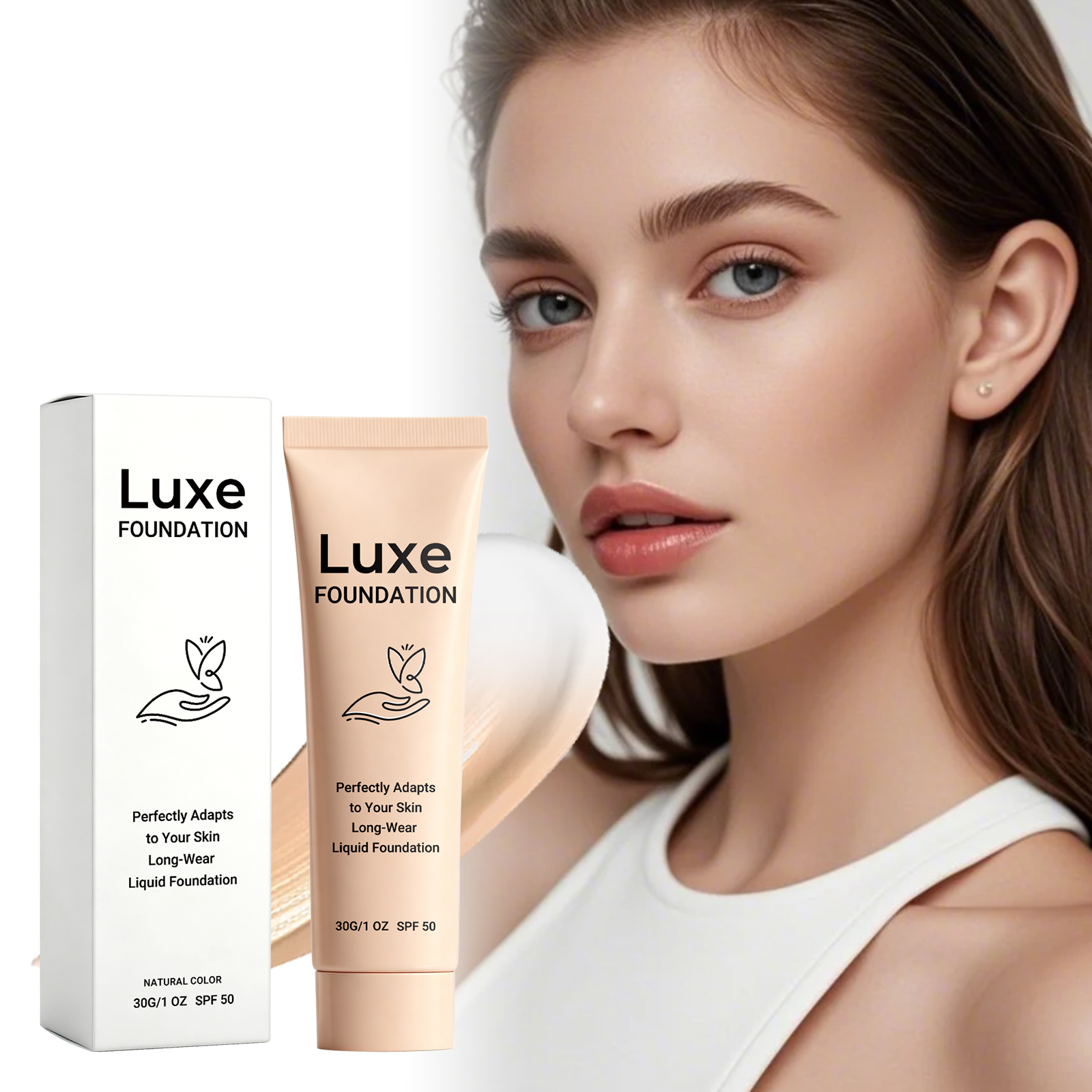 Long Lasting Temperature Changing Liquid Foundation Natural Tone Adapt Skin Light Smooth Fit All Match Atmosphere Base Makeup