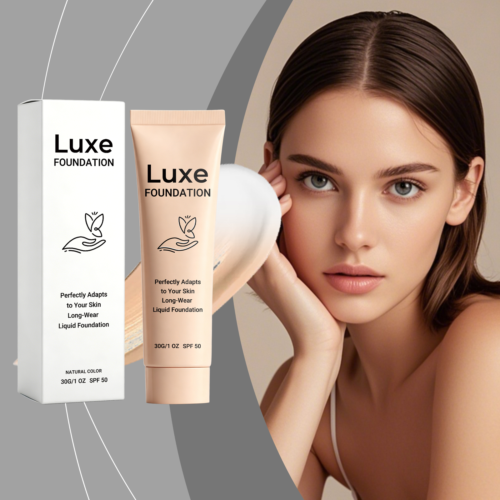 Long Lasting Temperature Changing Liquid Foundation Natural Tone Adapt Skin Light Smooth Fit All Match Atmosphere Base Makeup