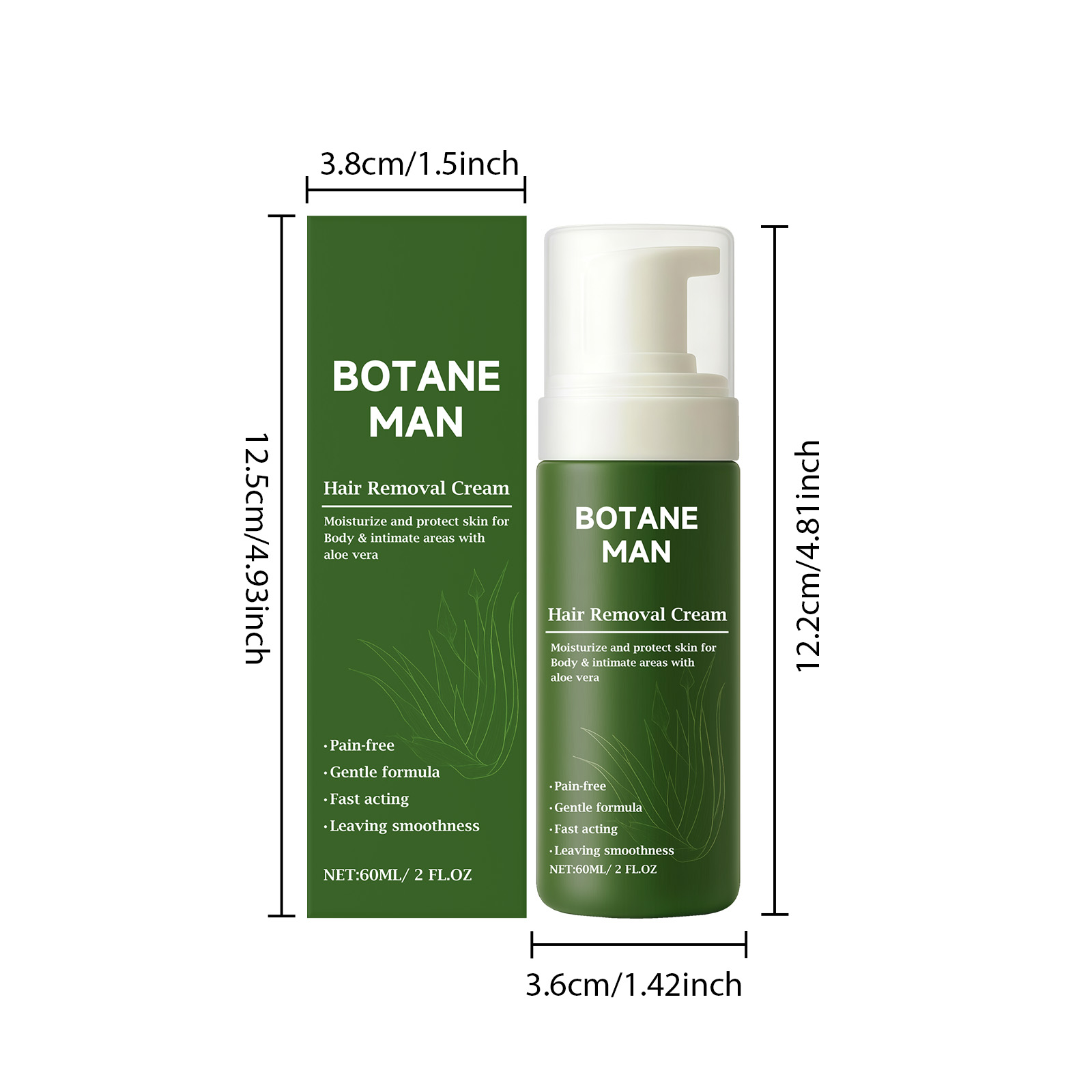 Soft Moist Mild Hair Removal Mousse Gentle Clean Body Skin Fresh Clear Hydrate Smooth Depilatory Care