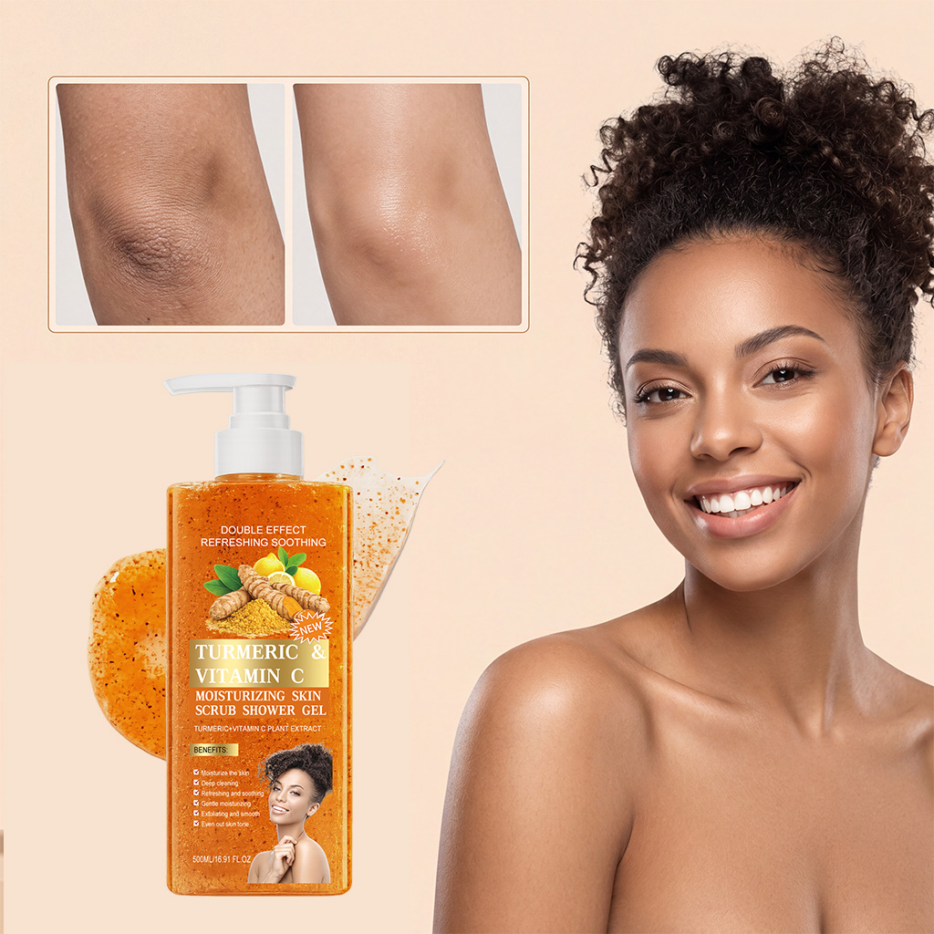 Botanical Dual Effect Body Wash Control Oil Smooth Keratin Even Skin Tone Gentle For Sensitive Oily Skin