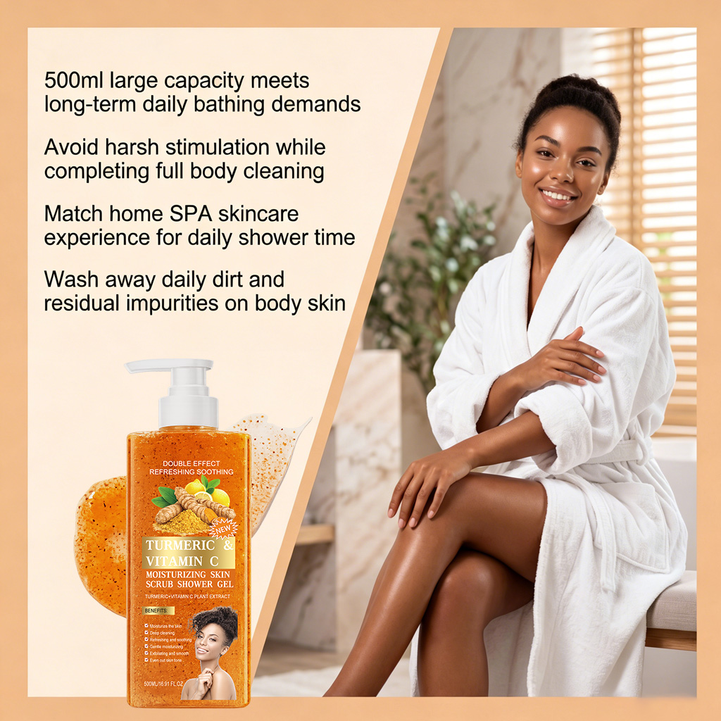 Botanical Dual Effect Body Wash Control Oil Smooth Keratin Even Skin Tone Gentle For Sensitive Oily Skin