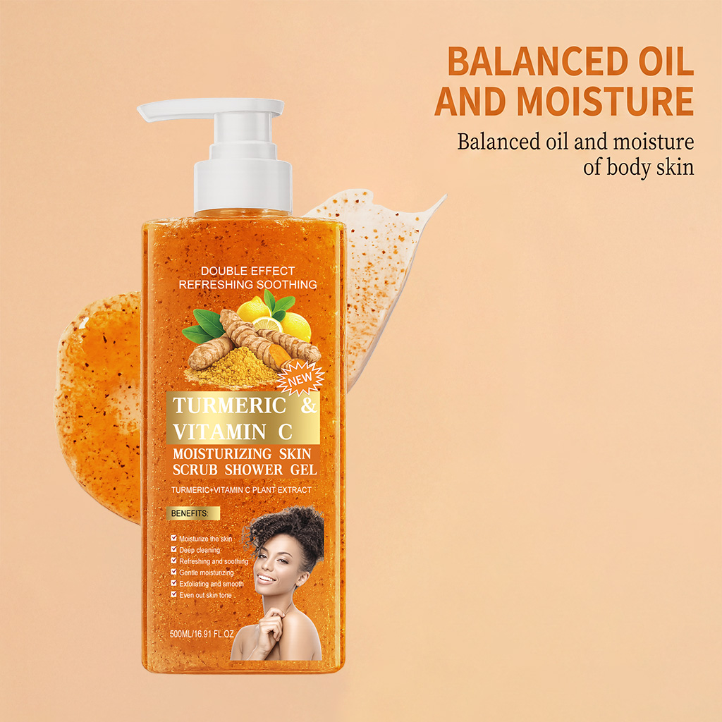 Botanical Dual Effect Body Wash Control Oil Smooth Keratin Even Skin Tone Gentle For Sensitive Oily Skin
