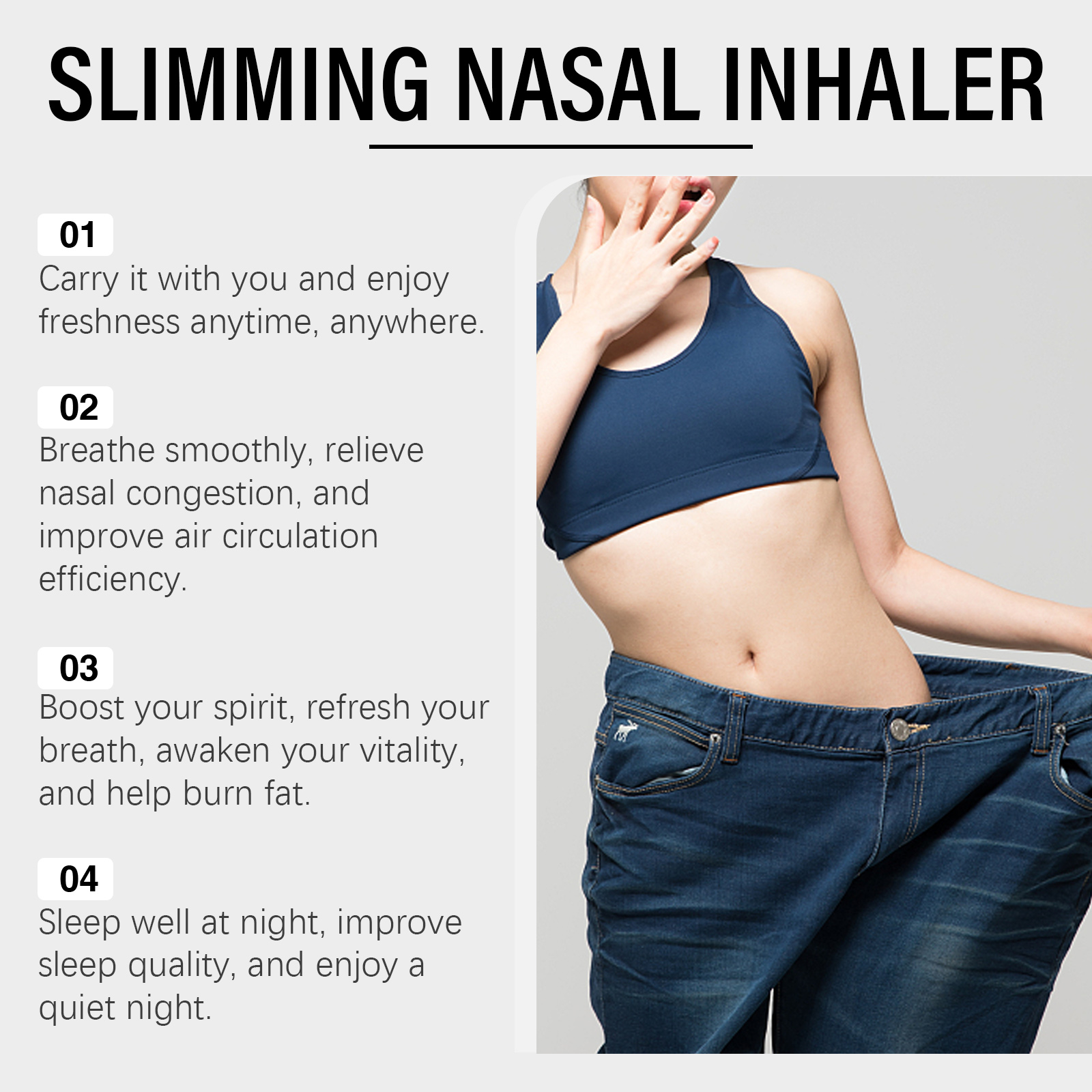Body Care Nasal Inhaler Nurture Skin Contour Lazy Convenient Fresh Comfort Body Shape Manage Nose
