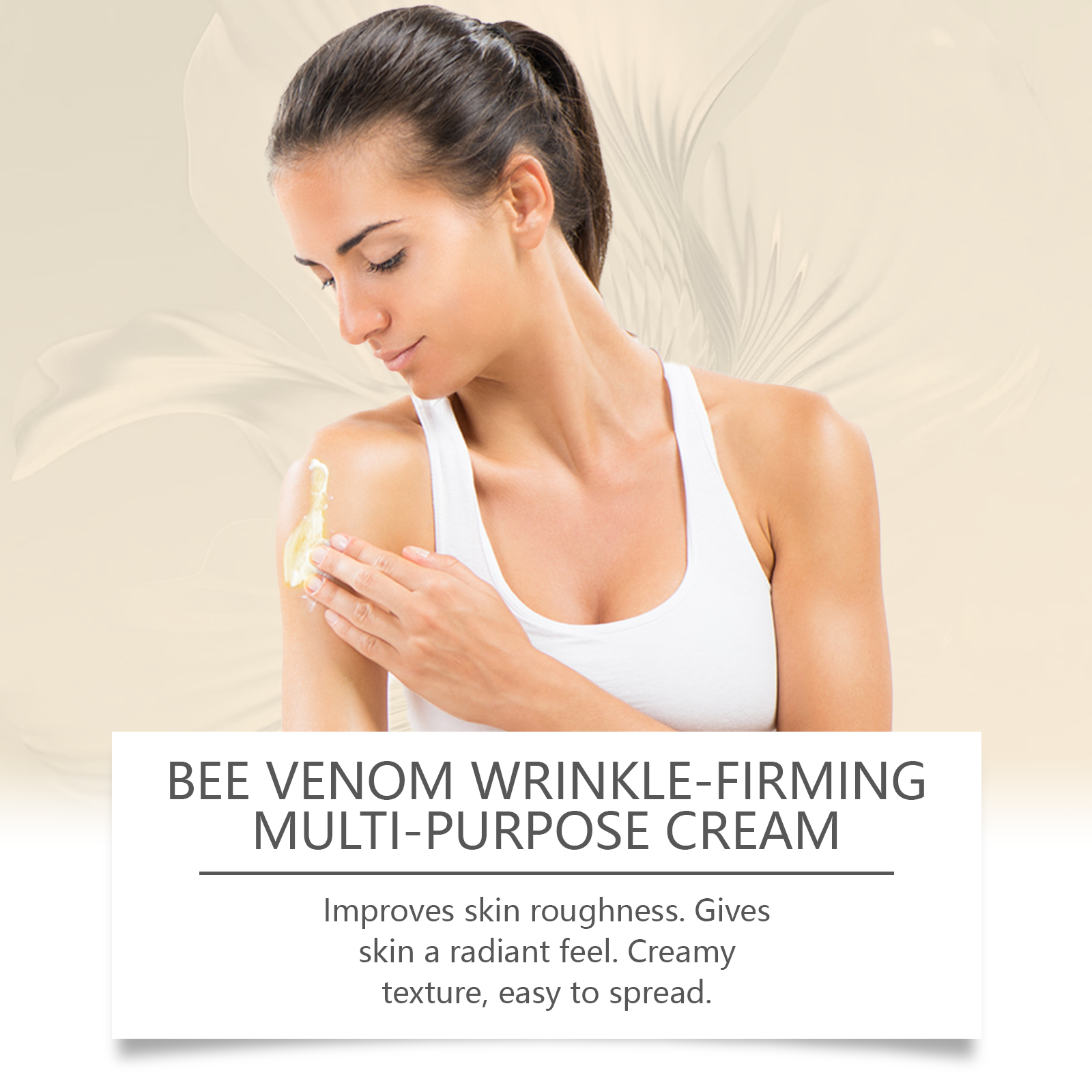 Bee Venom Care Cream Mild Ingredients Nourish Skin Lock Skin Moisture Soften Skin Daily Body Care