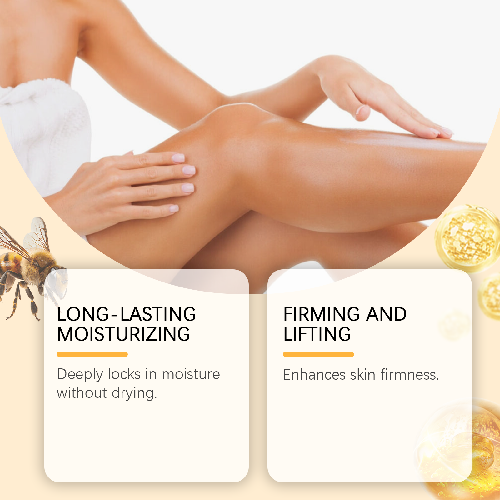 Bee Venom Care Cream Mild Ingredients Nourish Skin Lock Skin Moisture Soften Skin Daily Body Care