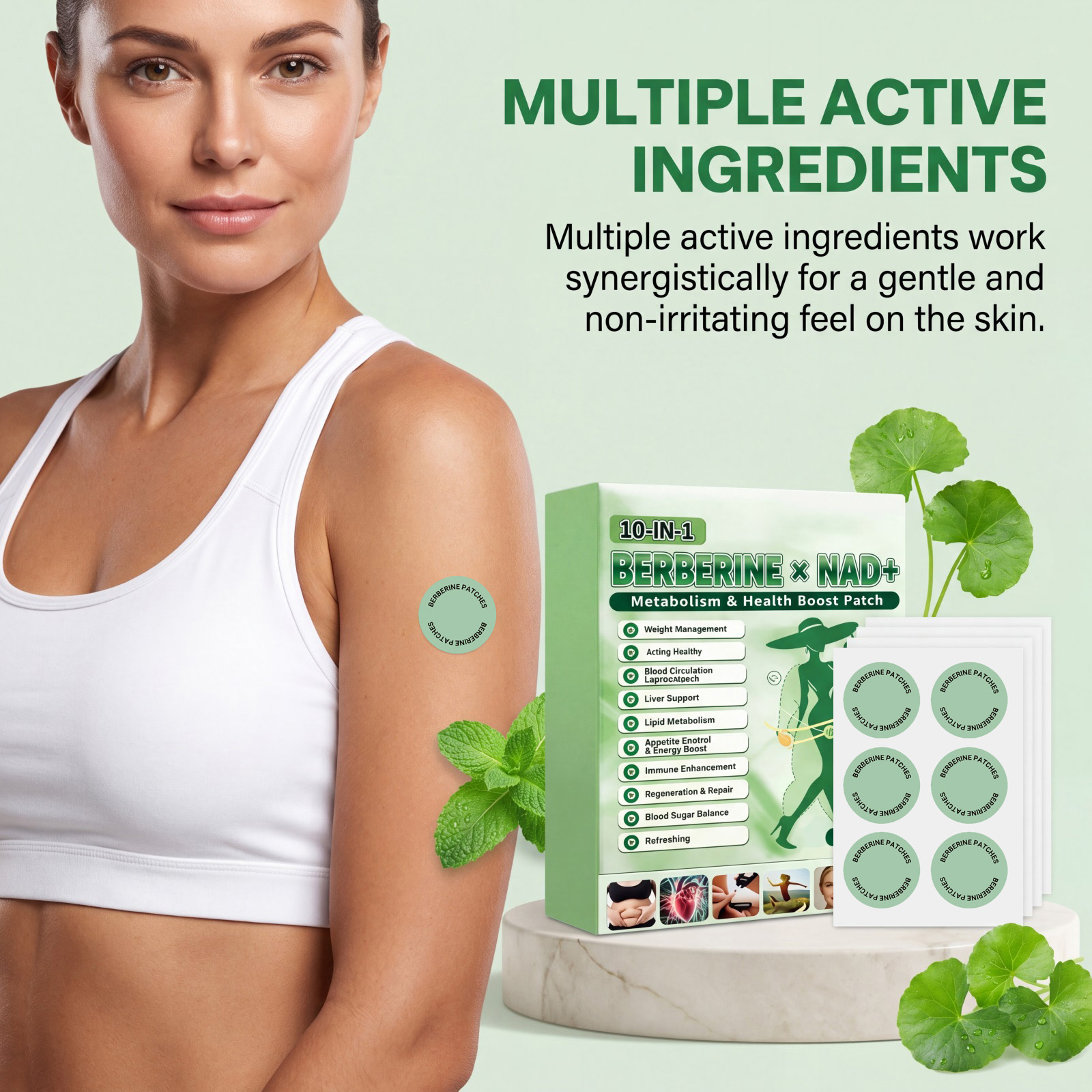 Body Care Patch Ten In One Gentle Skin Care Comfort Light Shape Display Skin Friendly Thin Natural Fit Close