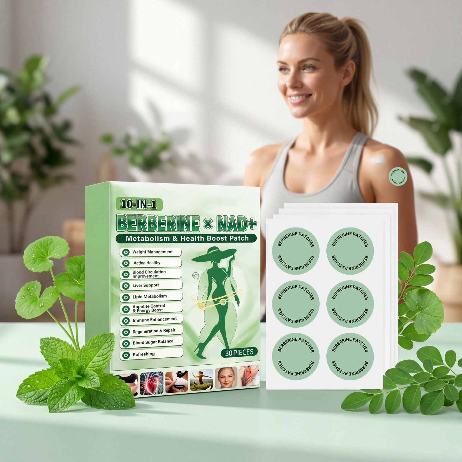 Body Care Patch Ten In One Gentle Skin Care Comfort Light Shape Display Skin Friendly Thin Natural Fit Close