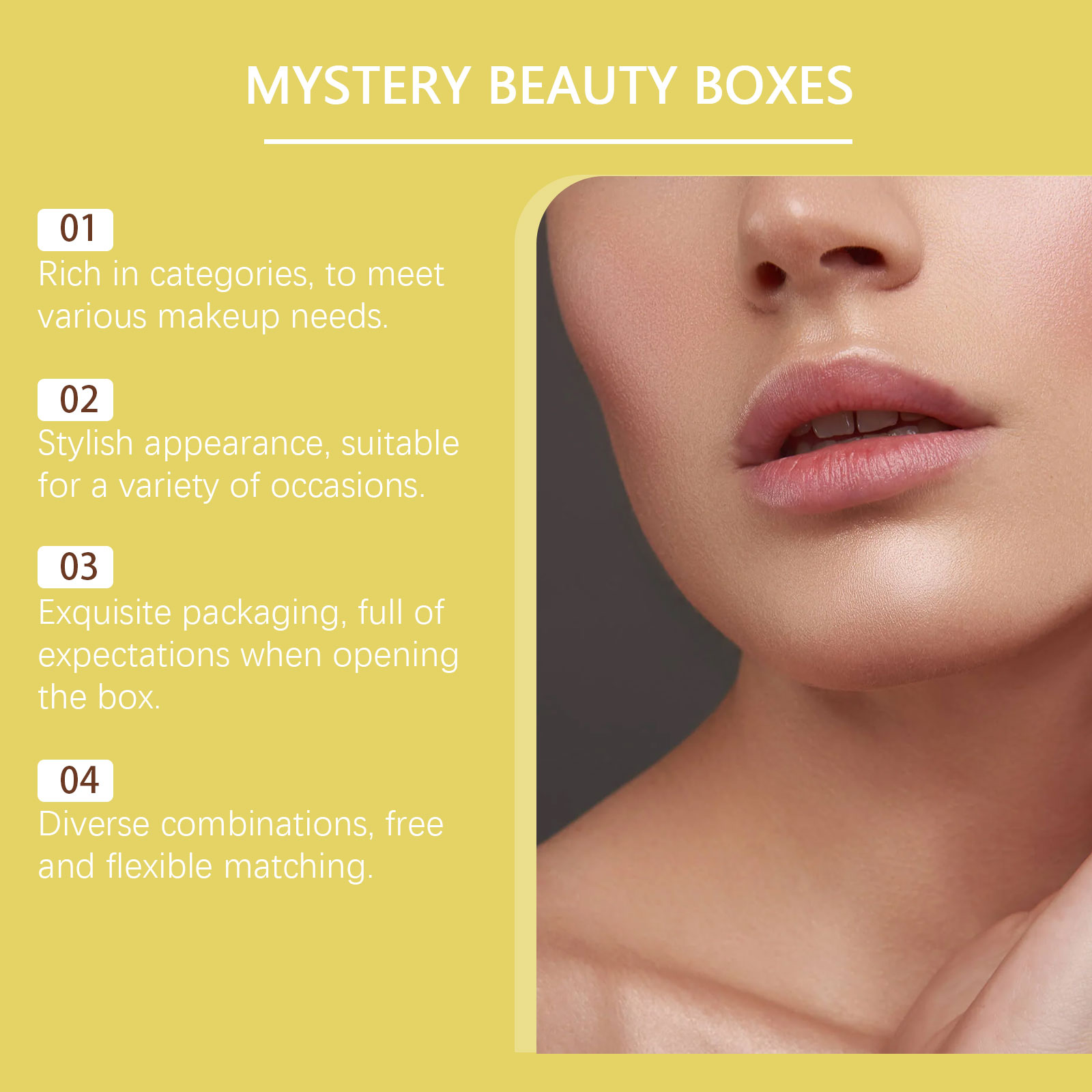 Mysterious Beauty Gift Box Moisturizing Brightening Hydrating Skin Diverse Matching Gifting Portable Makeup Skincare Blind Box