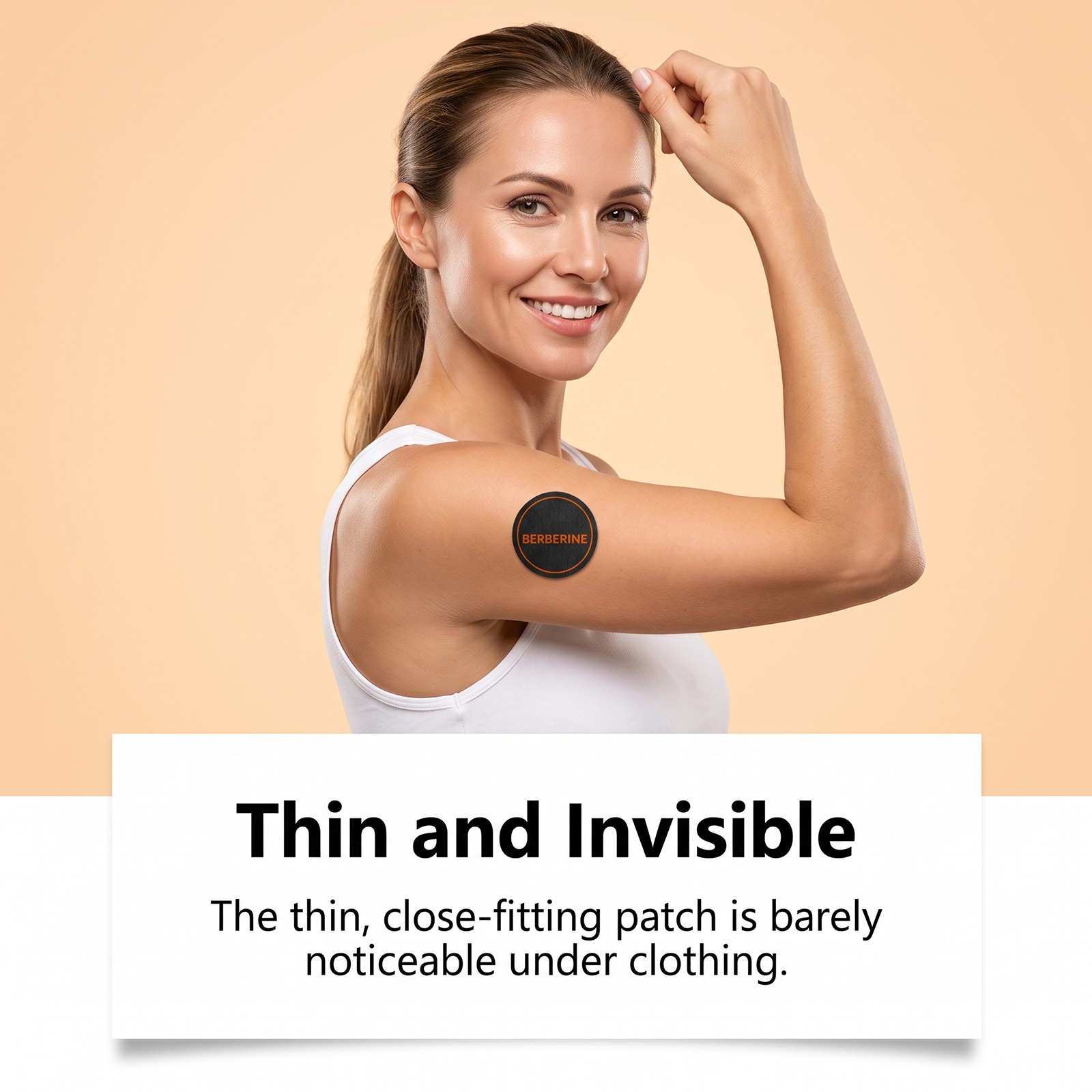 Berberine Care Patch Thin Invisible Soft Mild Moist Light Convenient Body Line Skin