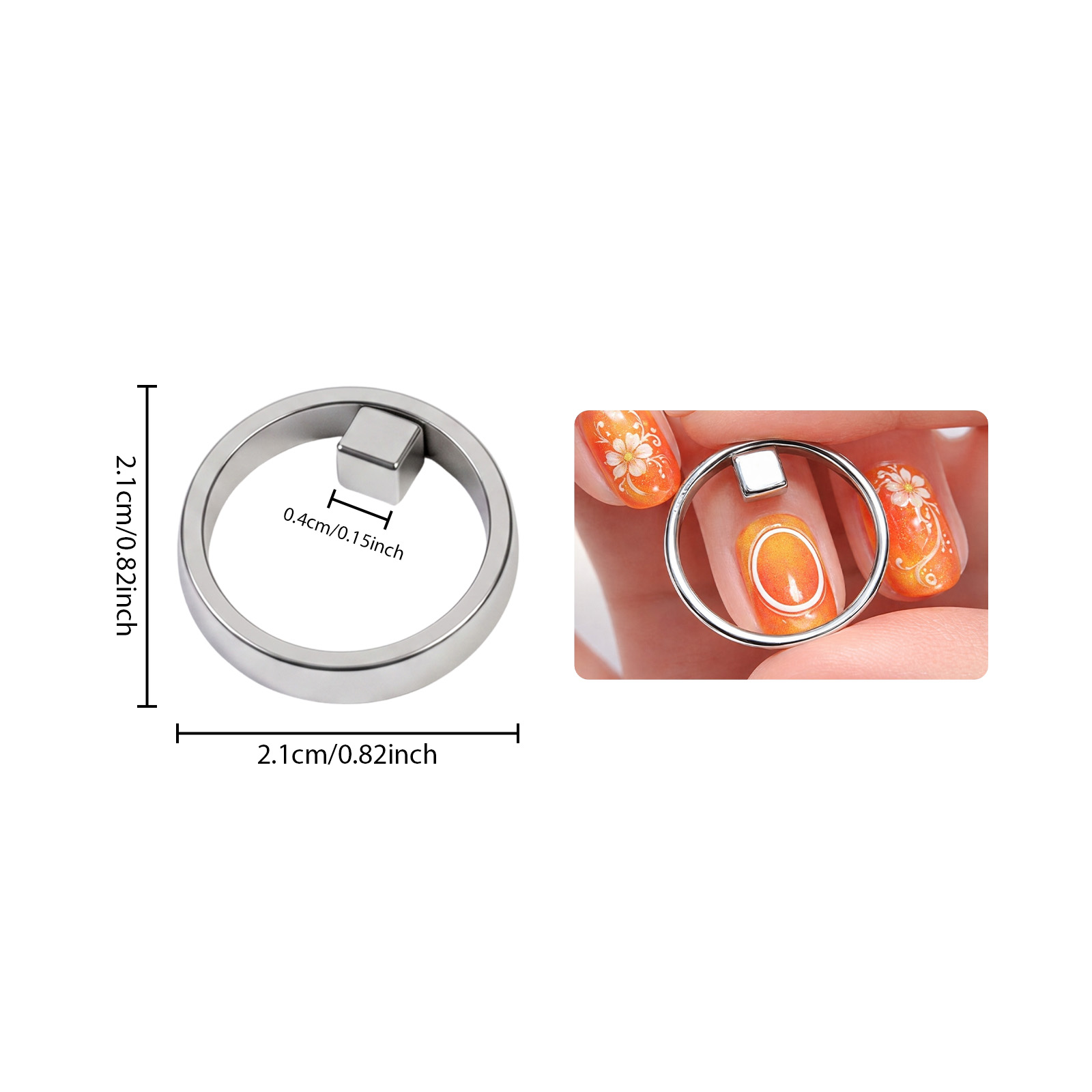 Ring Cat Eye Magnet Daily Nail Art Special Magnet Cat Eye Glue Fancy Home DIY Nail Styling Tool