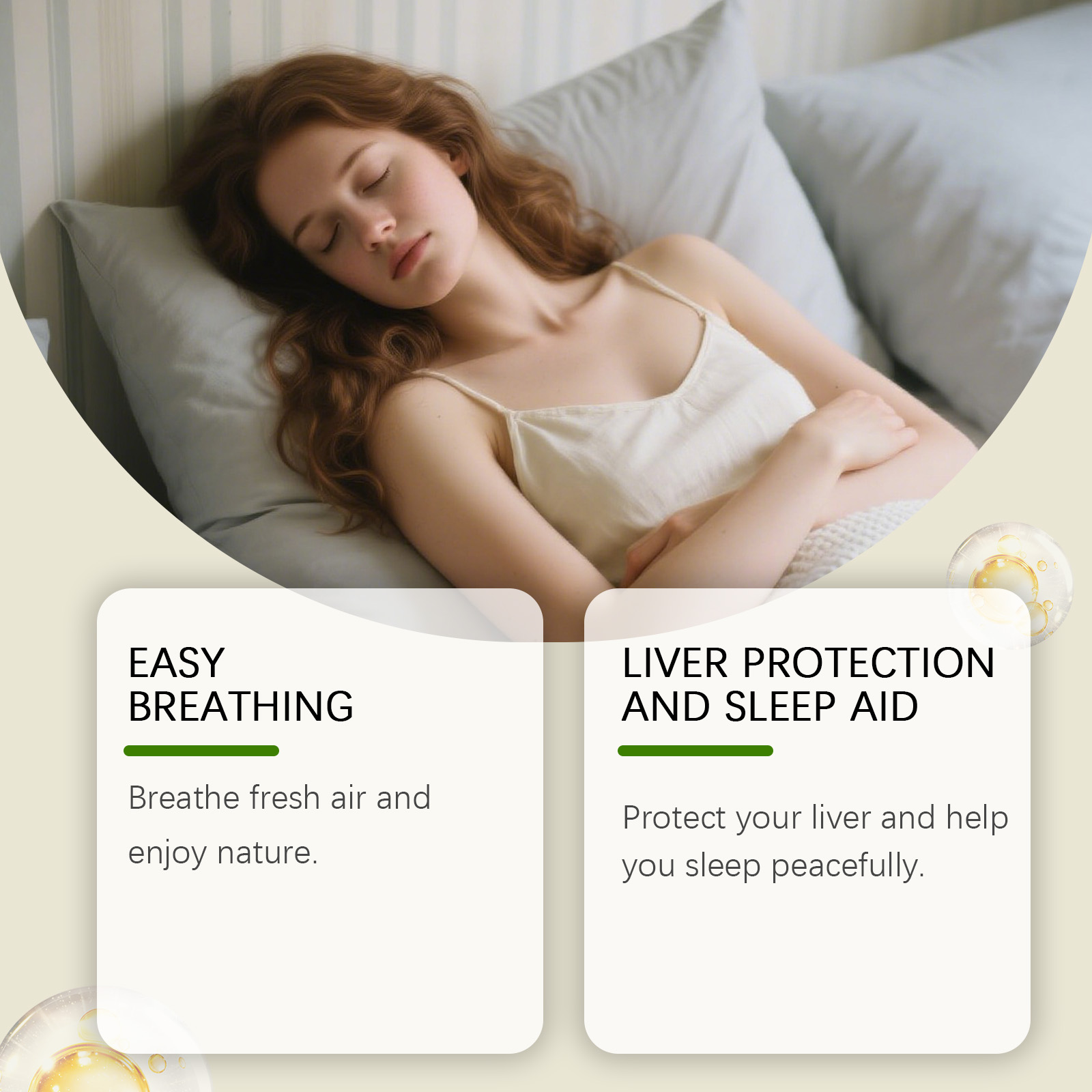 (01) Herbal Energy Combination Stick Boost Vitality Gentle Care Sleep Body Cleansing Four In One