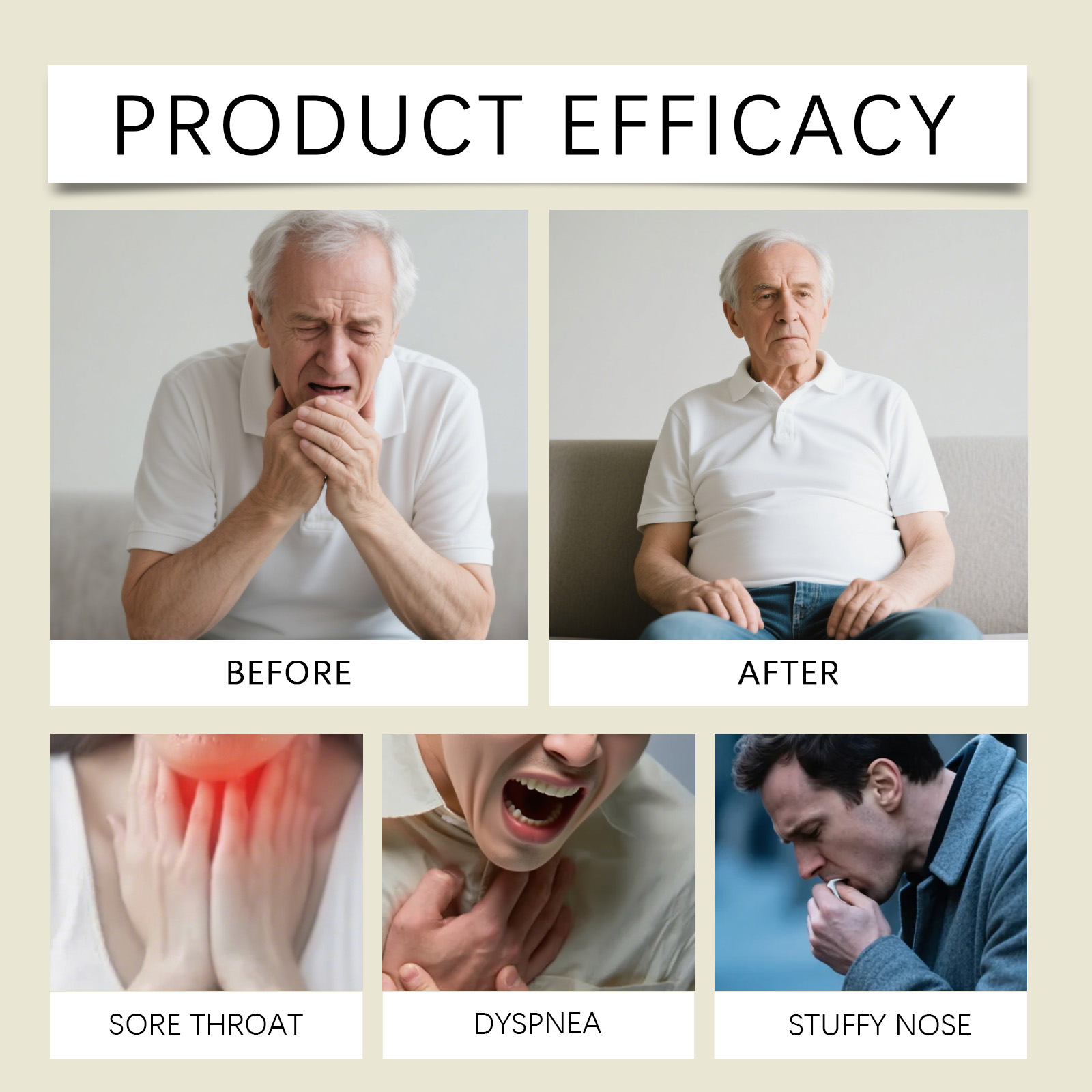 (01) Herbal Energy Combination Stick Boost Vitality Gentle Care Sleep Body Cleansing Four In One