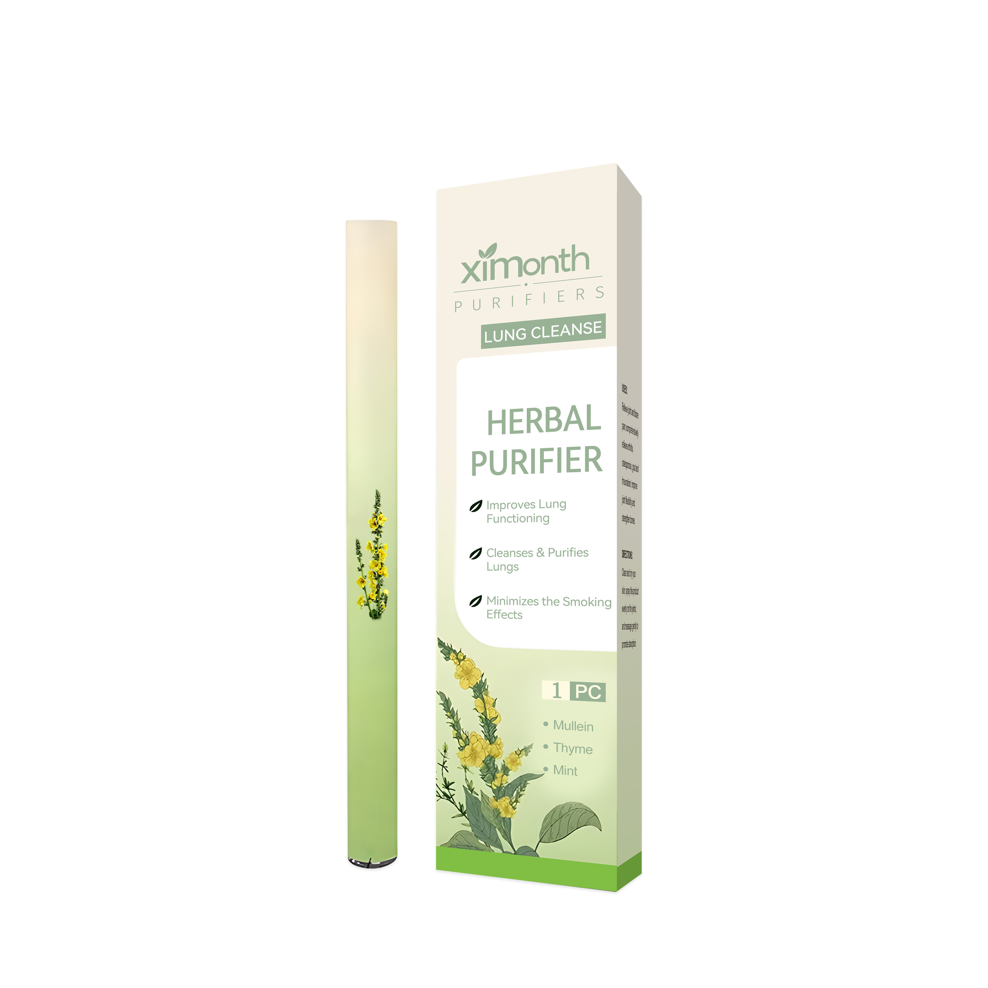 (01) Herbal Energy Combination Stick Boost Vitality Gentle Care Sleep Body Cleansing Four In One