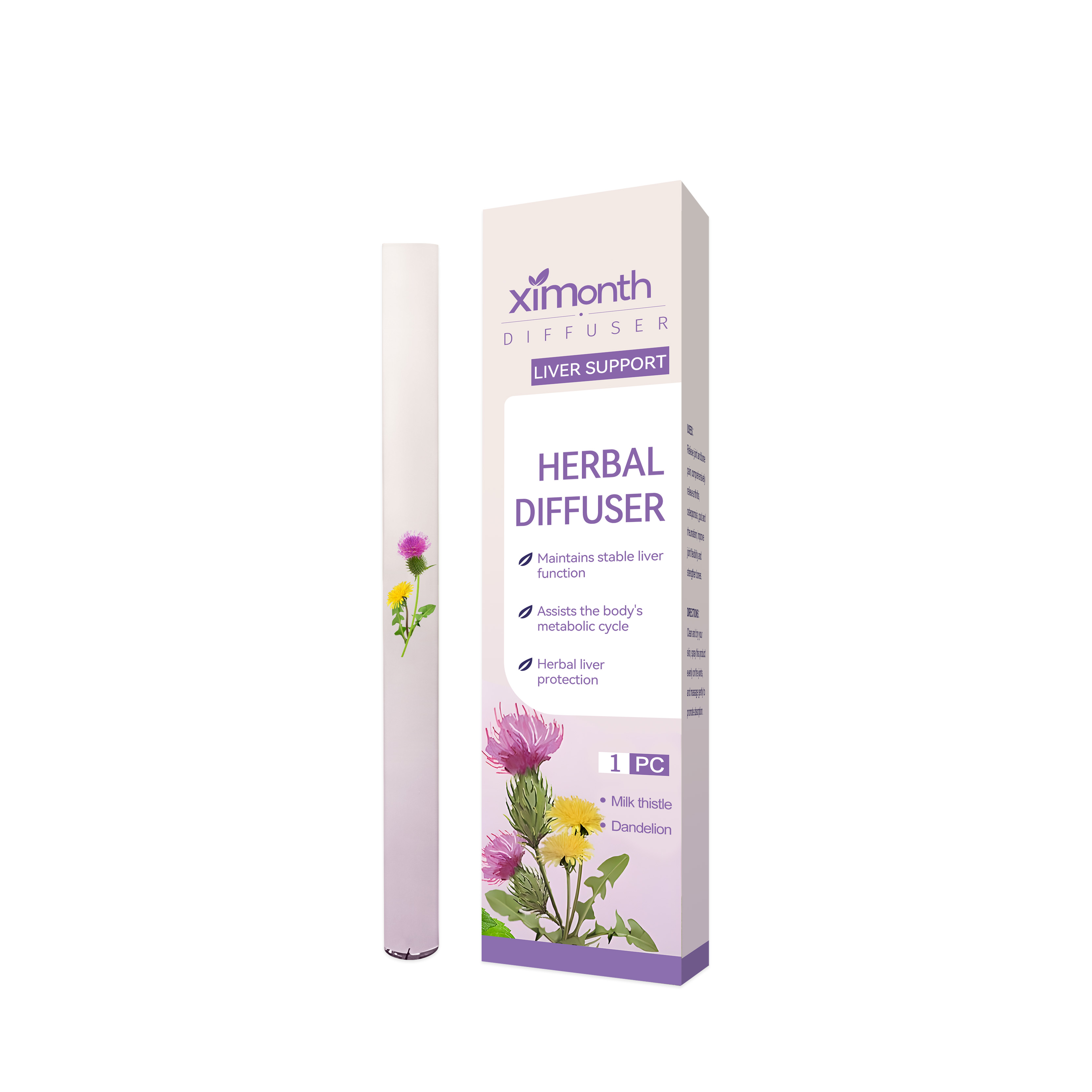 (01) Herbal Energy Combination Stick Boost Vitality Gentle Care Sleep Body Cleansing Four In One