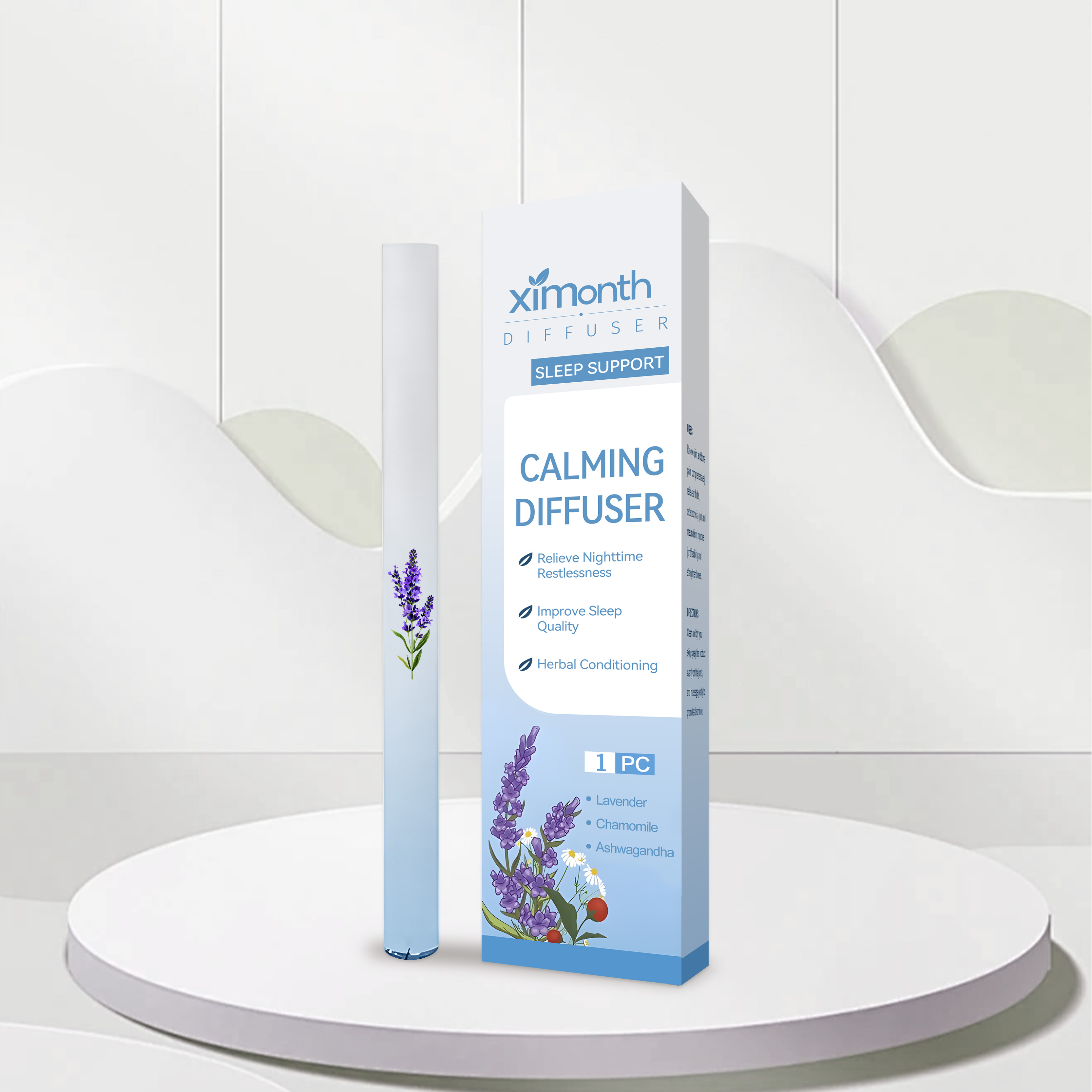 (01) Herbal Energy Combination Stick Boost Vitality Gentle Care Sleep Body Cleansing Four In One