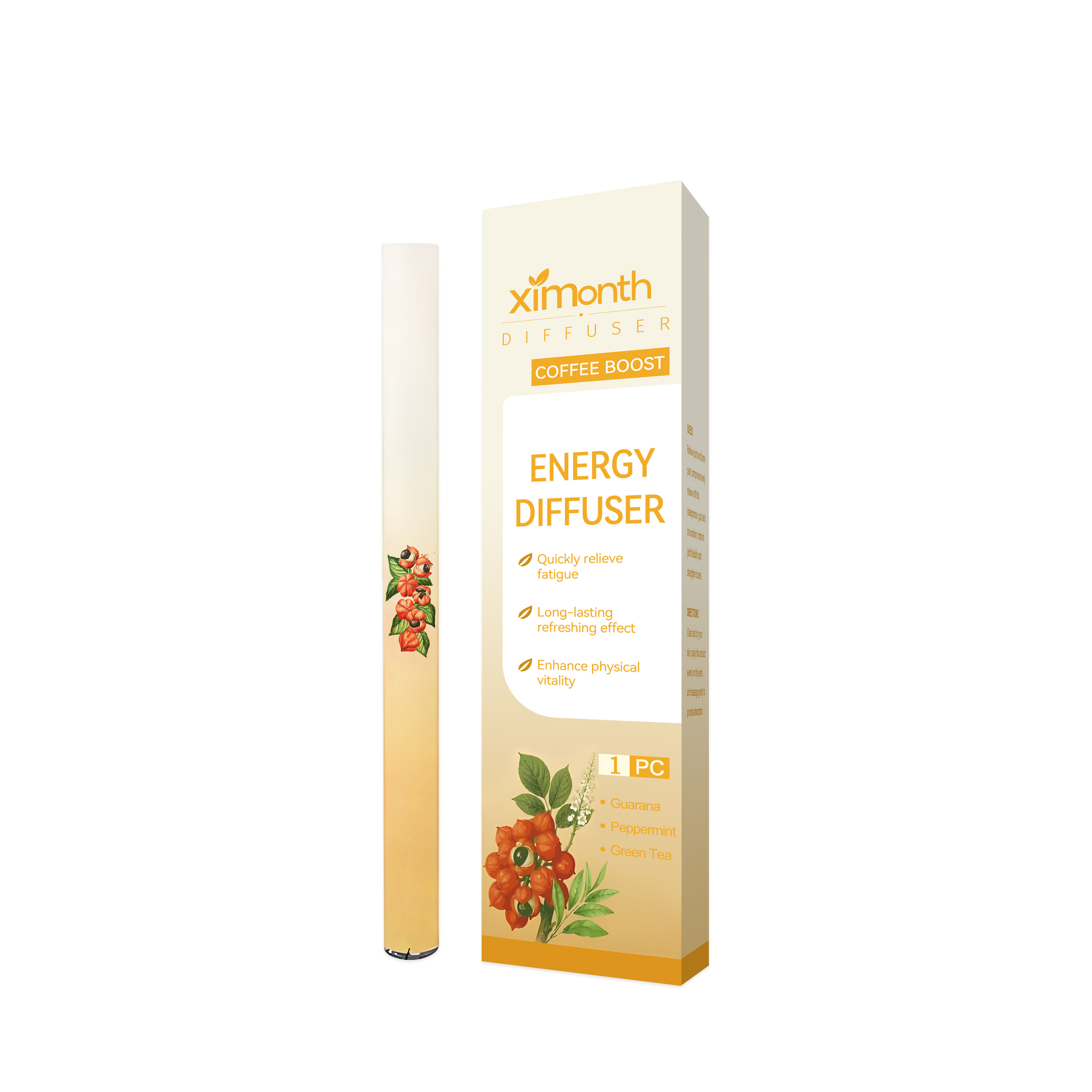 (01) Herbal Energy Combination Stick Boost Vitality Gentle Care Sleep Body Cleansing Four In One