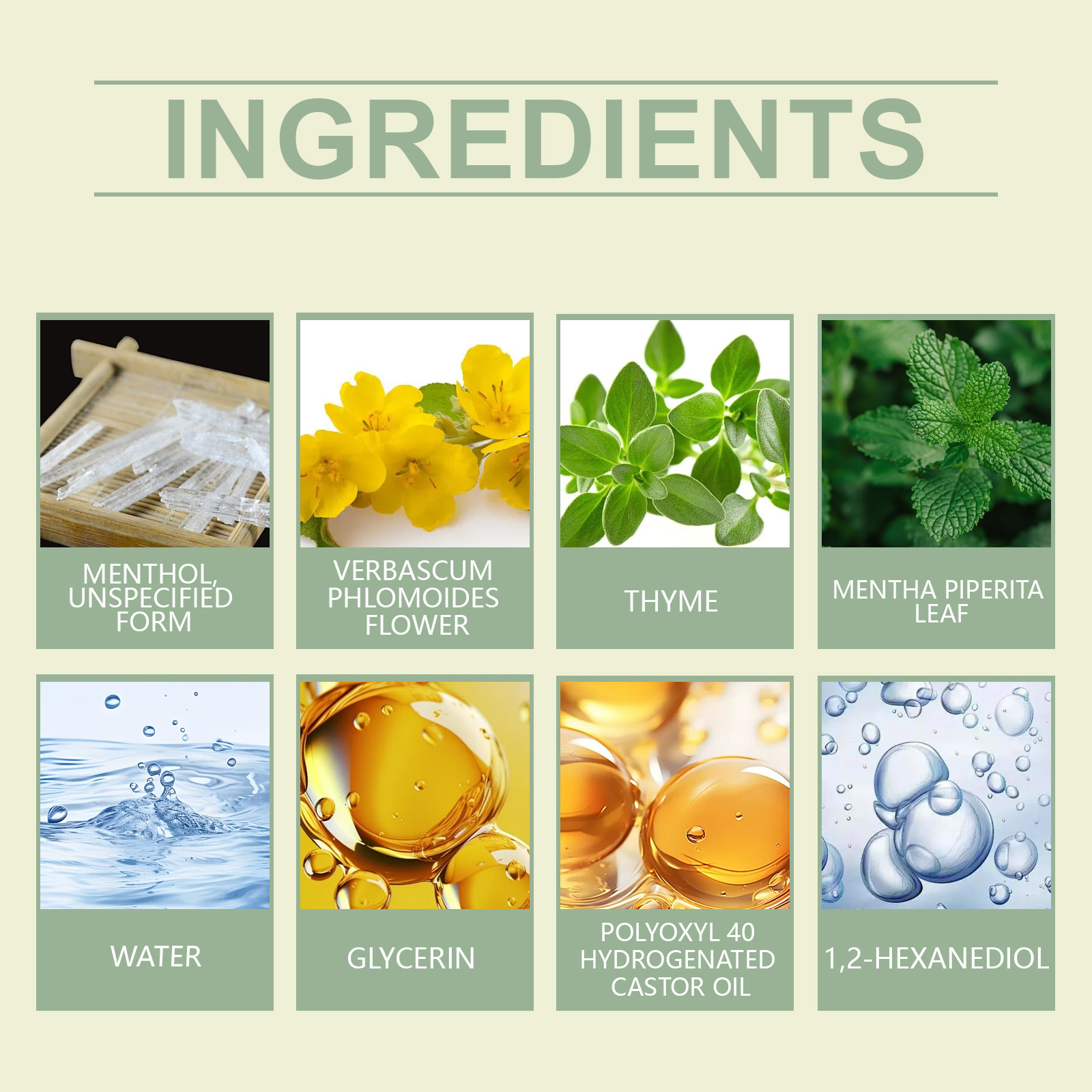 (01) Herbal Energy Combination Stick Boost Vitality Gentle Care Sleep Body Cleansing Four In One