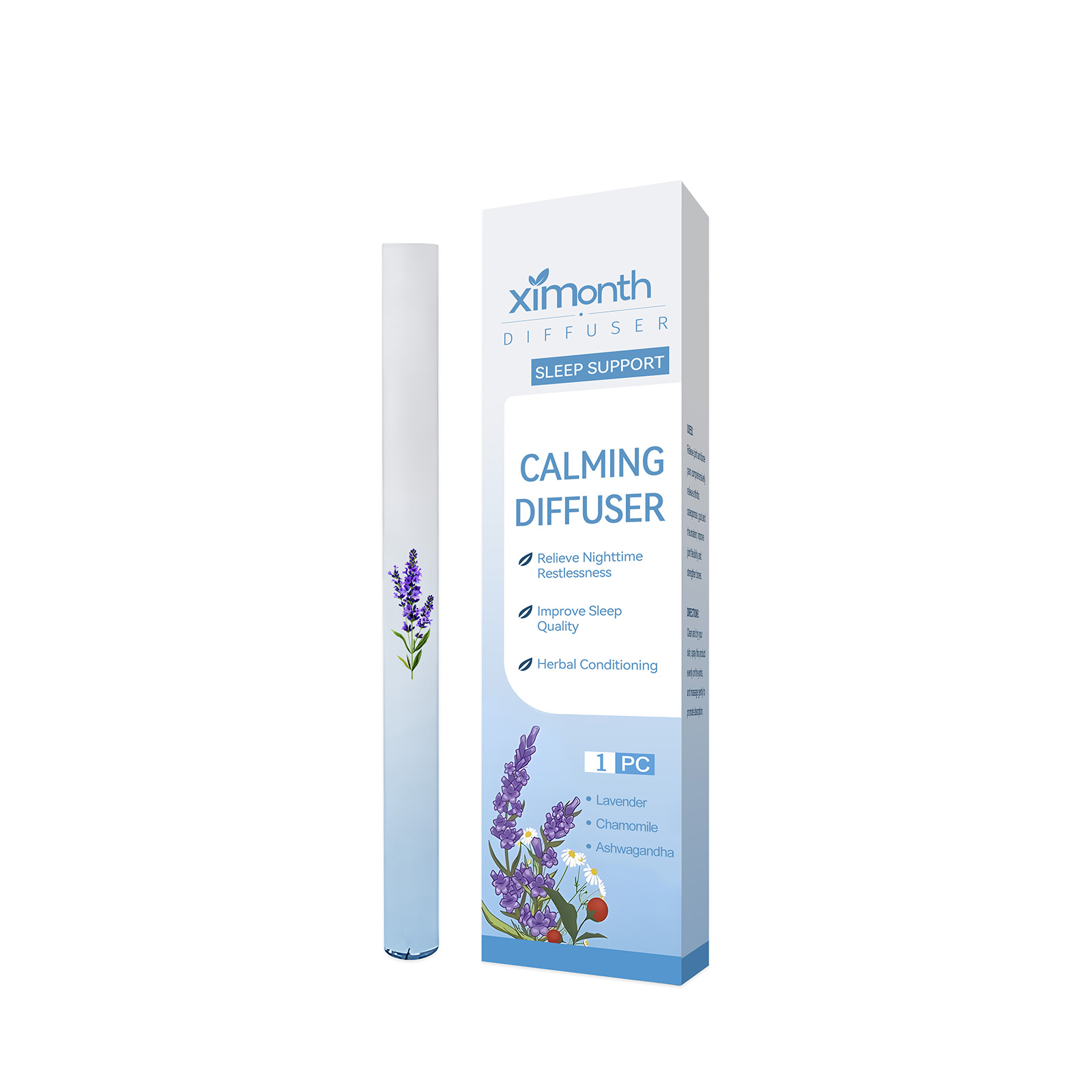 (01) Herbal Energy Combination Stick Boost Vitality Gentle Care Sleep Body Cleansing Four In One