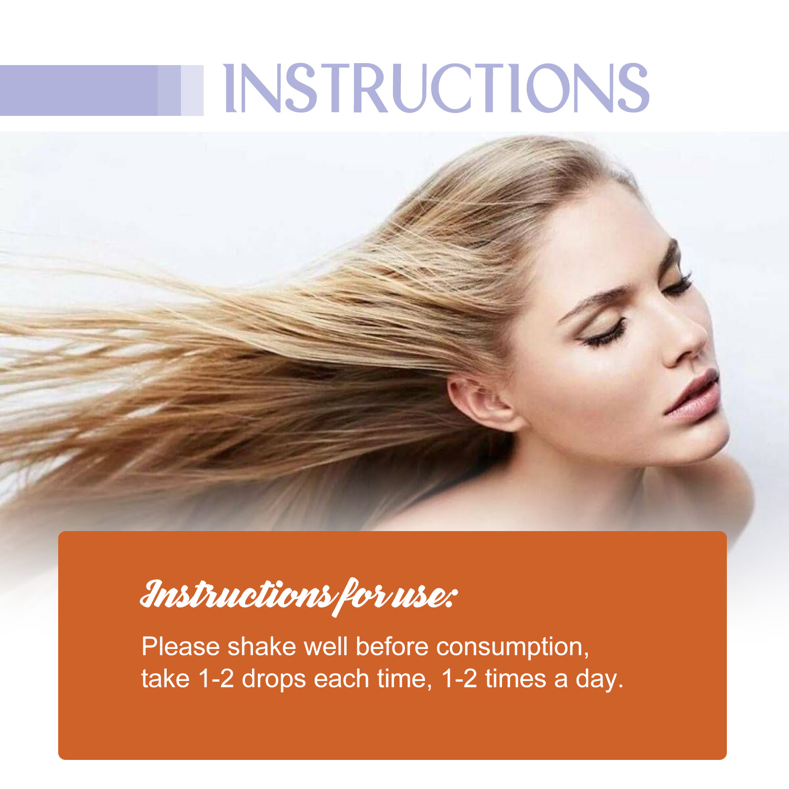 Hair Thickening Supplement Oral Drops Scalp Nourishing For Healthier Fuller Looking Hair Daily Care