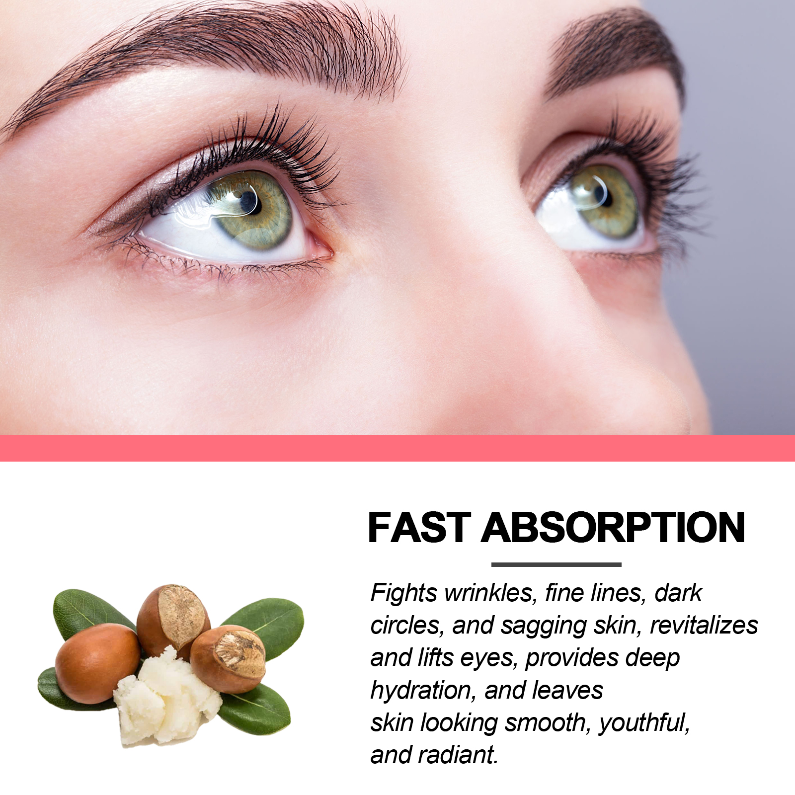 Retinol Eye Cream Stick Firming Anti Aging Fine Lines Dark Circles Puffiness Wrinkle Reduction Daily Eye Area Care