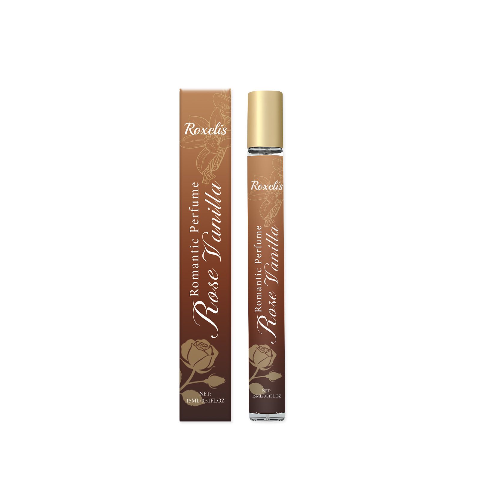 Rose Vanilla French Romantic Perfume Sweet Layered Scent Portable For Daily Wear