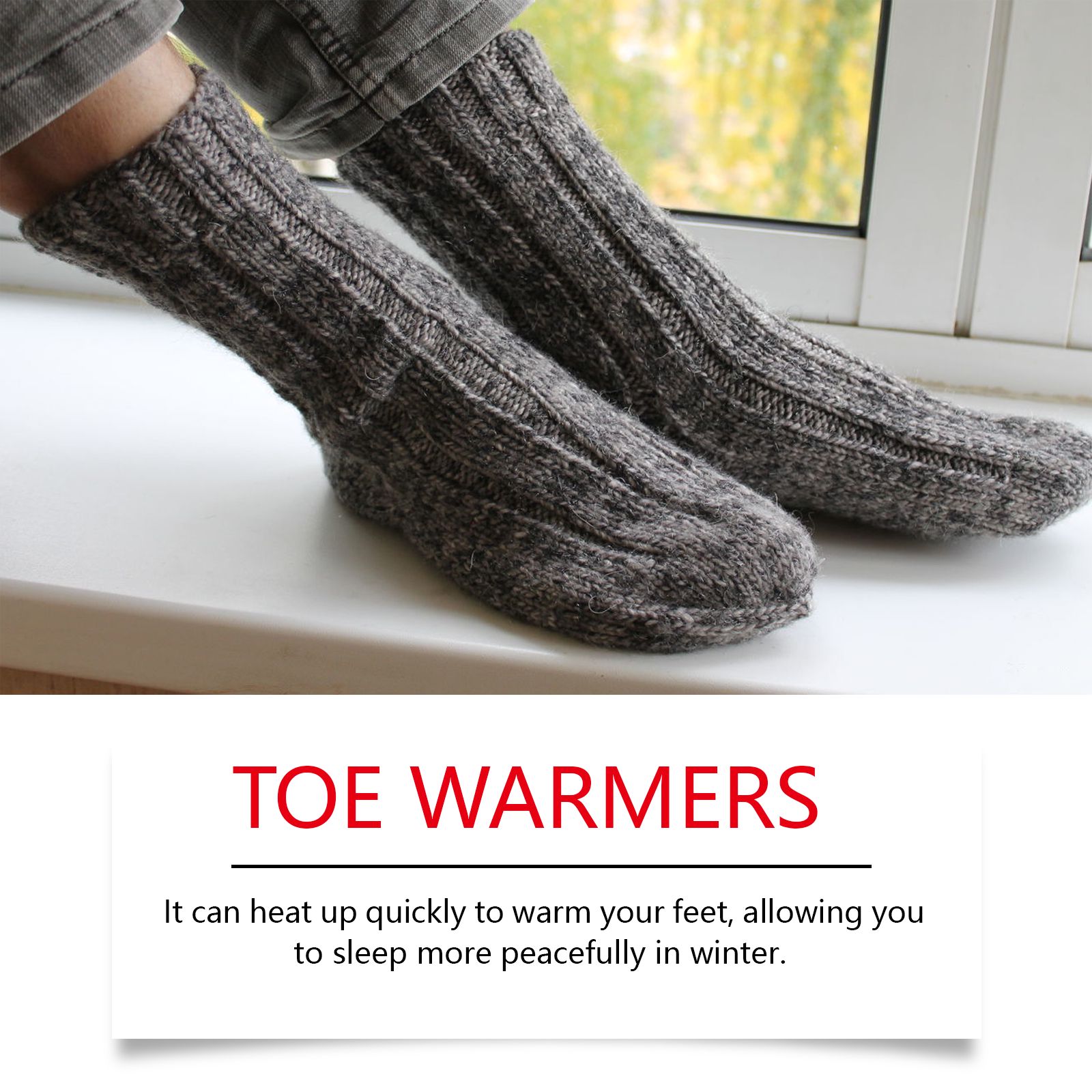 Self Heating Foot Warmers Box Pack Disposable Heat Patches For Winter Foot Warmth