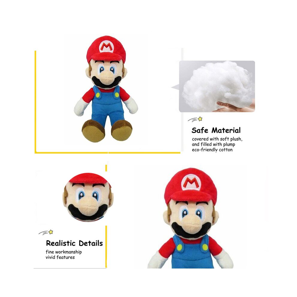 Super Mario Bros Plush Doll Mario Soft Toy