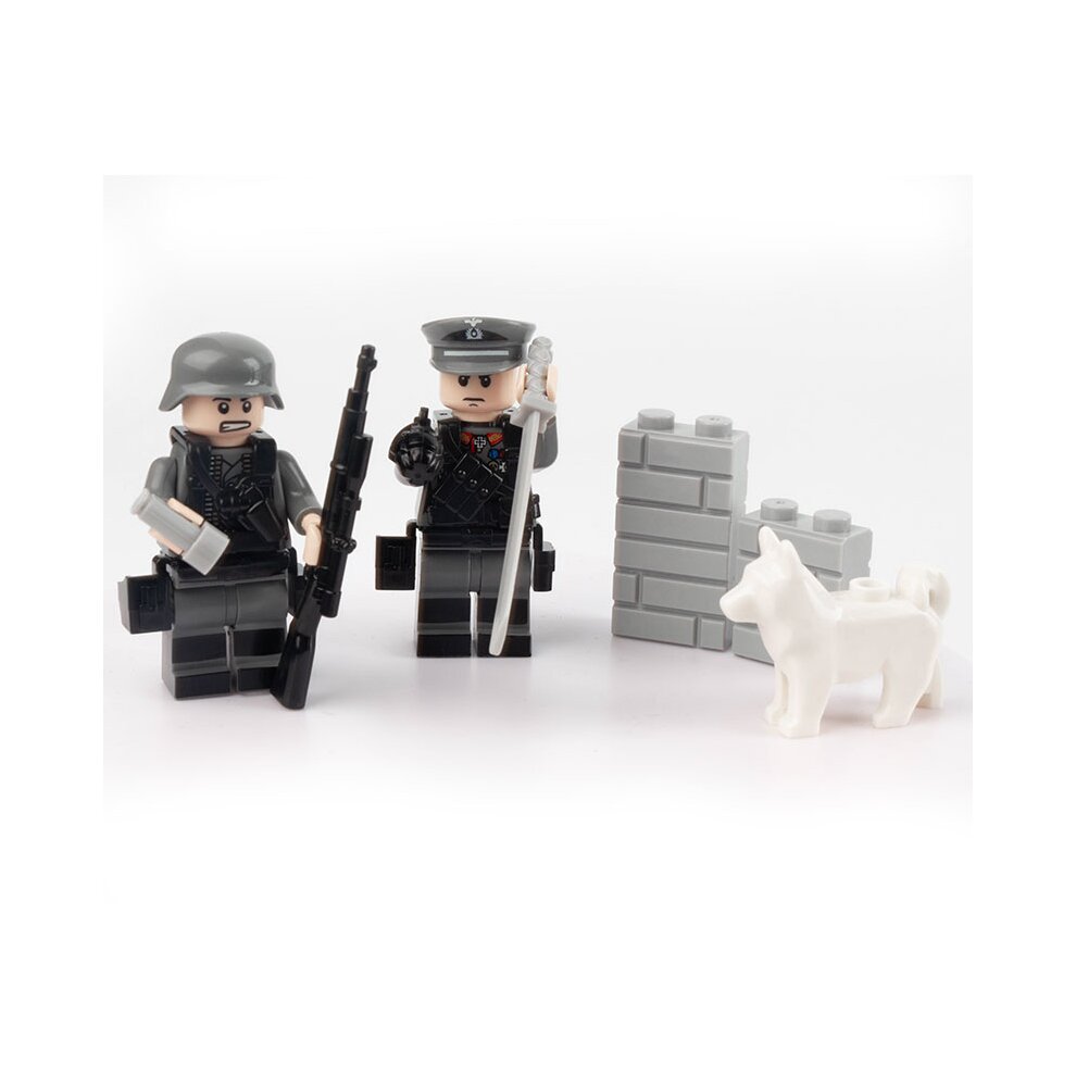 Military Mini Figures BaseSets Army guns Soldiers Weapons Toys Lego