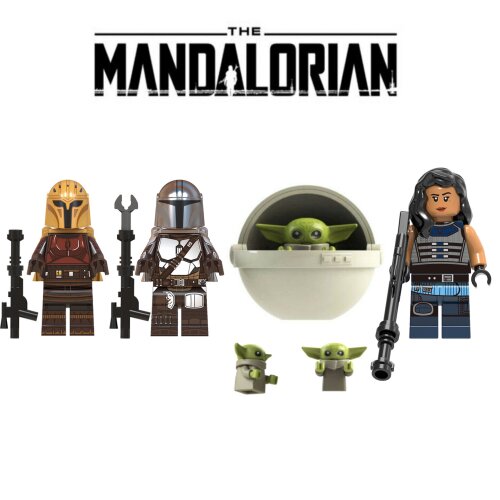 Lego Star Wars Mandlorian  Baby Yoda Minifigures