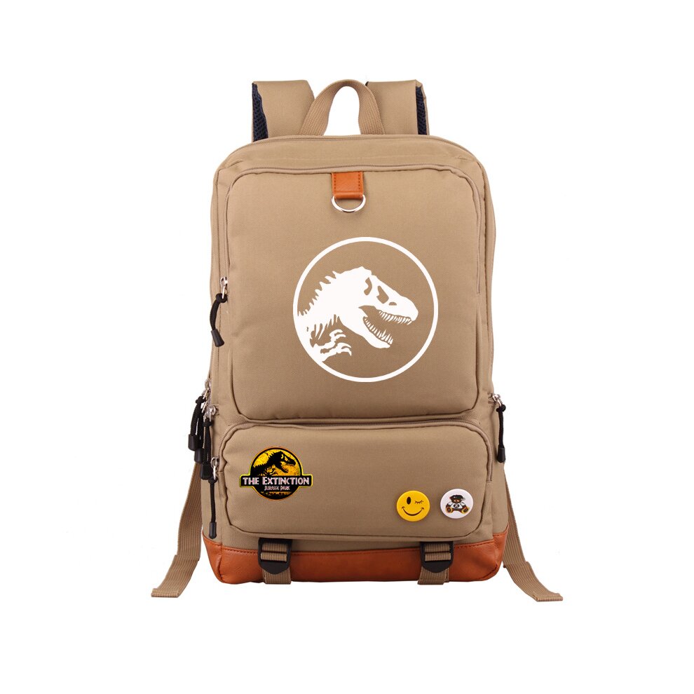 (Jurassic World Park Black Bag) Luxurious Jurassic World Park Backpack Rucksack