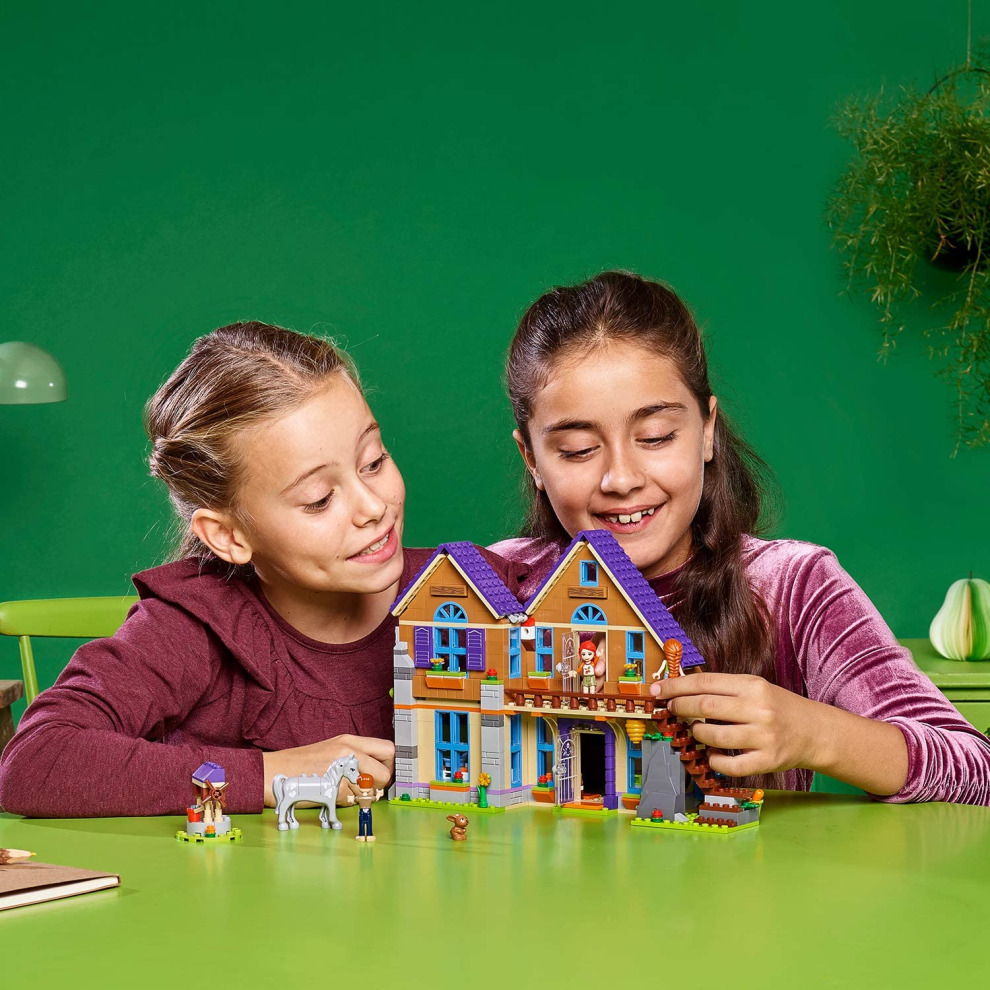 Friends Mia's House Set Build and Play Dollhouse Toys for Kids