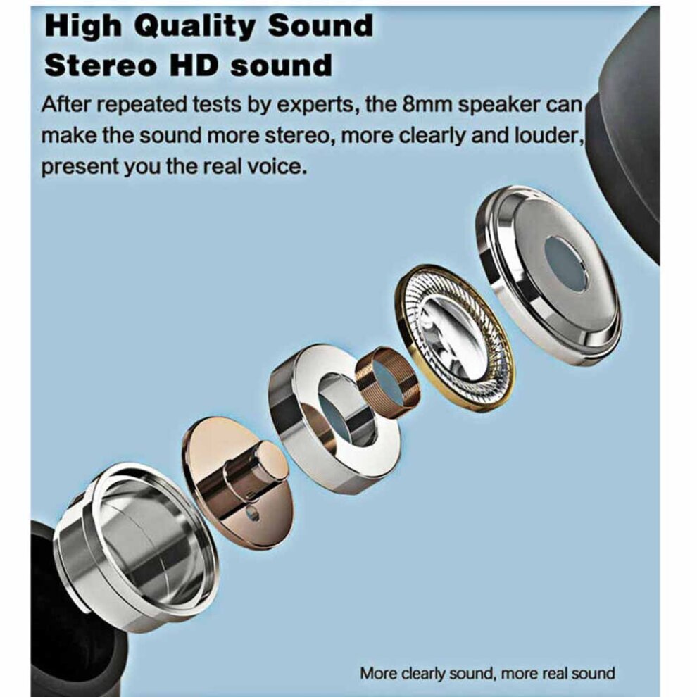 Digital Rechargeable Hearing Aids In-Ear Invisible Sound Voice Amplifier 1Pair