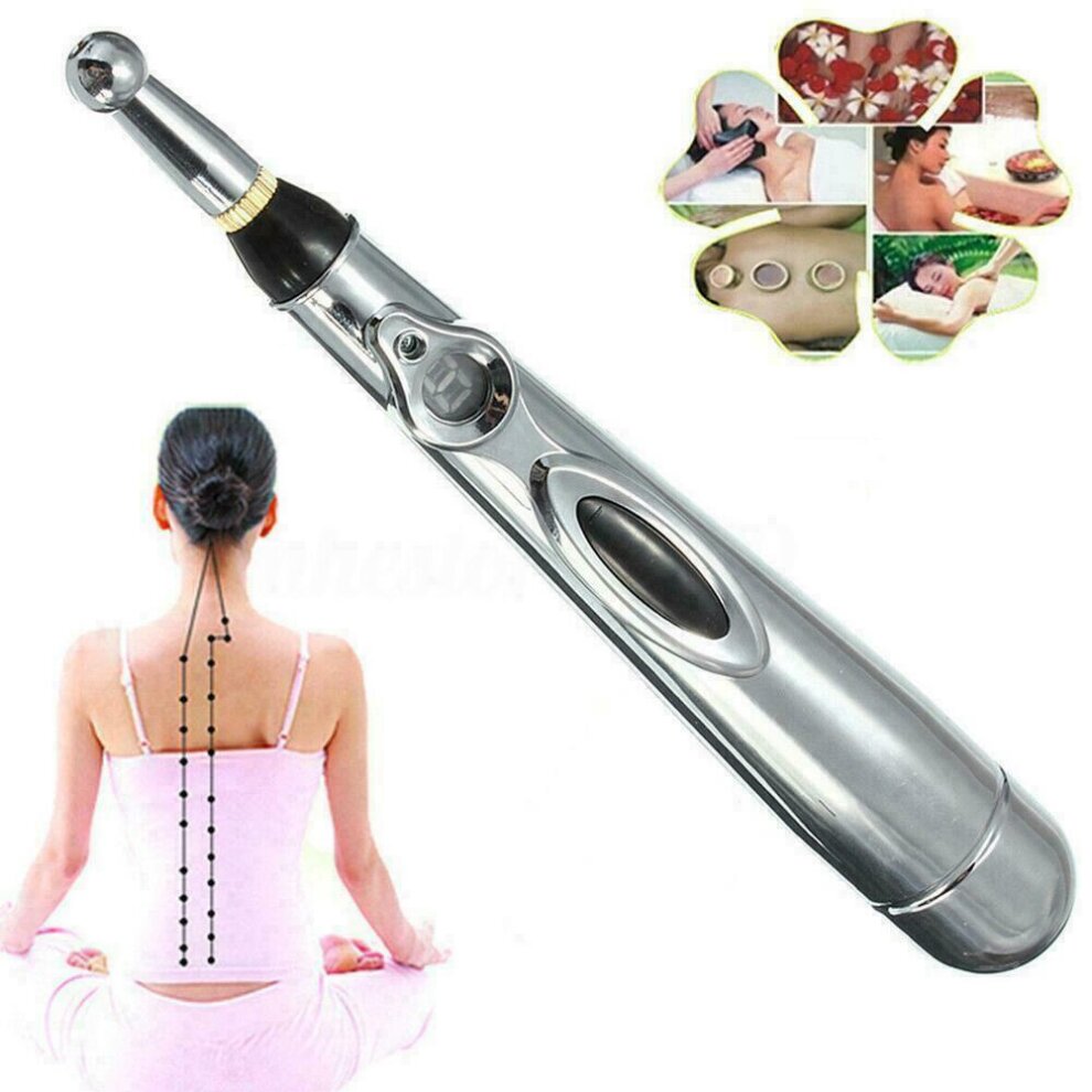 Electronic Laser Acupuncture Massager Pen Magnet Therapy Meridian Body